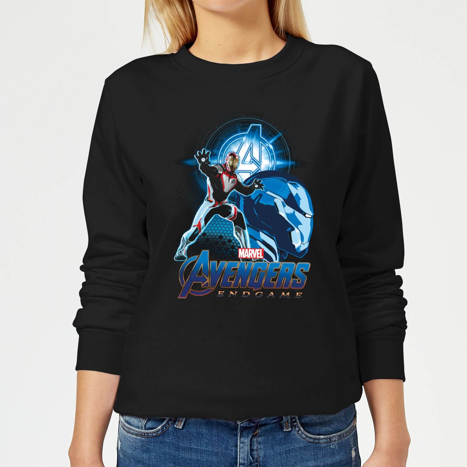Felpa Avengers: Endgame Iron Man Suit - Nero - Donna - S