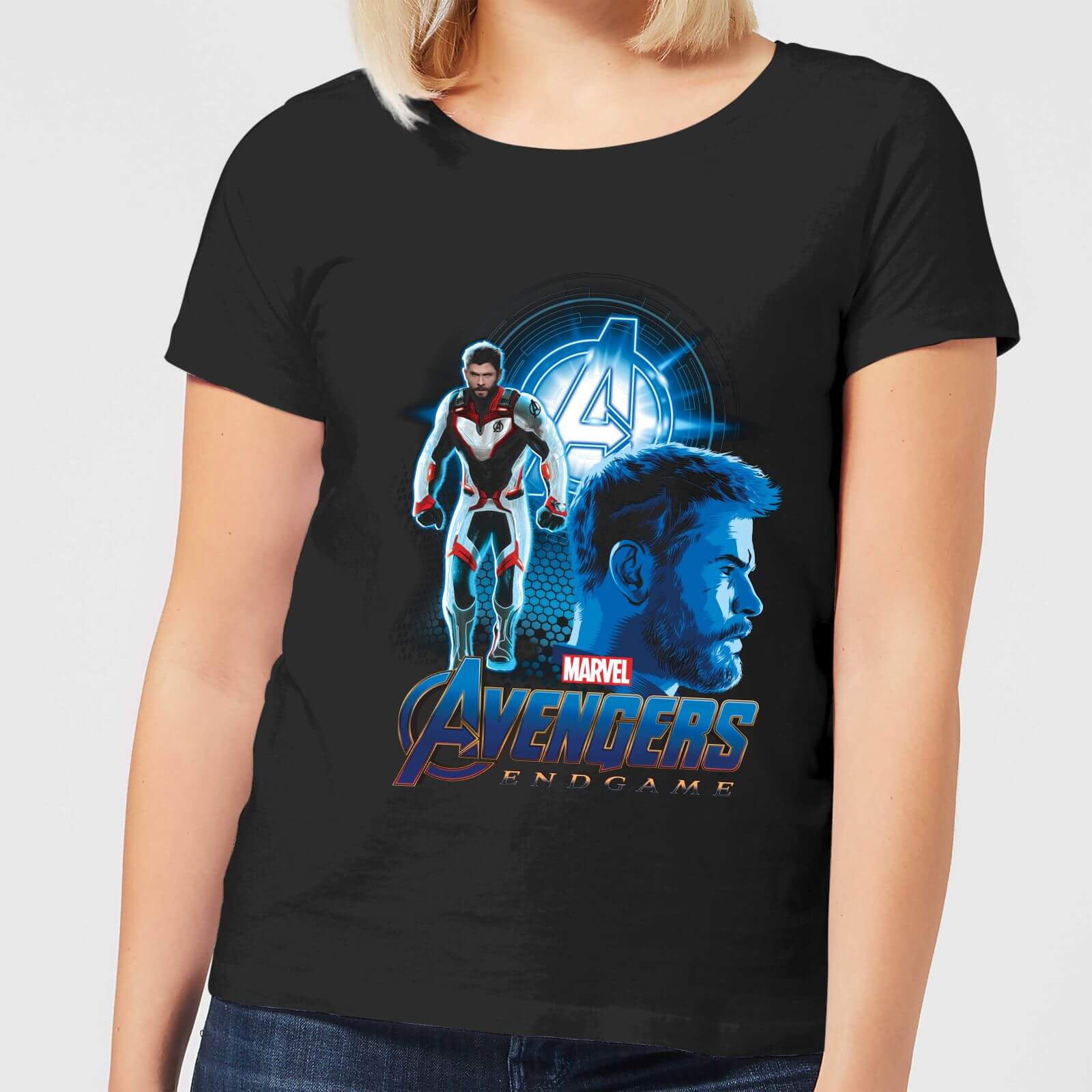 T-Shirt Avengers: Endgame Thor Suit - Nero - Donna - XXL