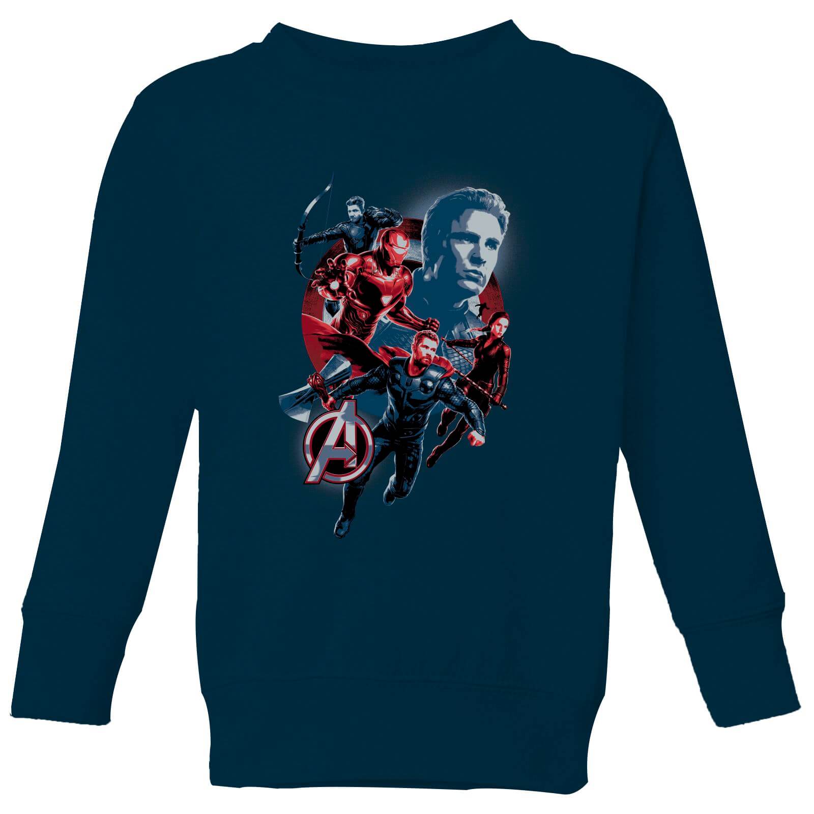 

Felpa Avengers: Endgame Shield Team - Grigio - Bambini - 7-8 Anni
