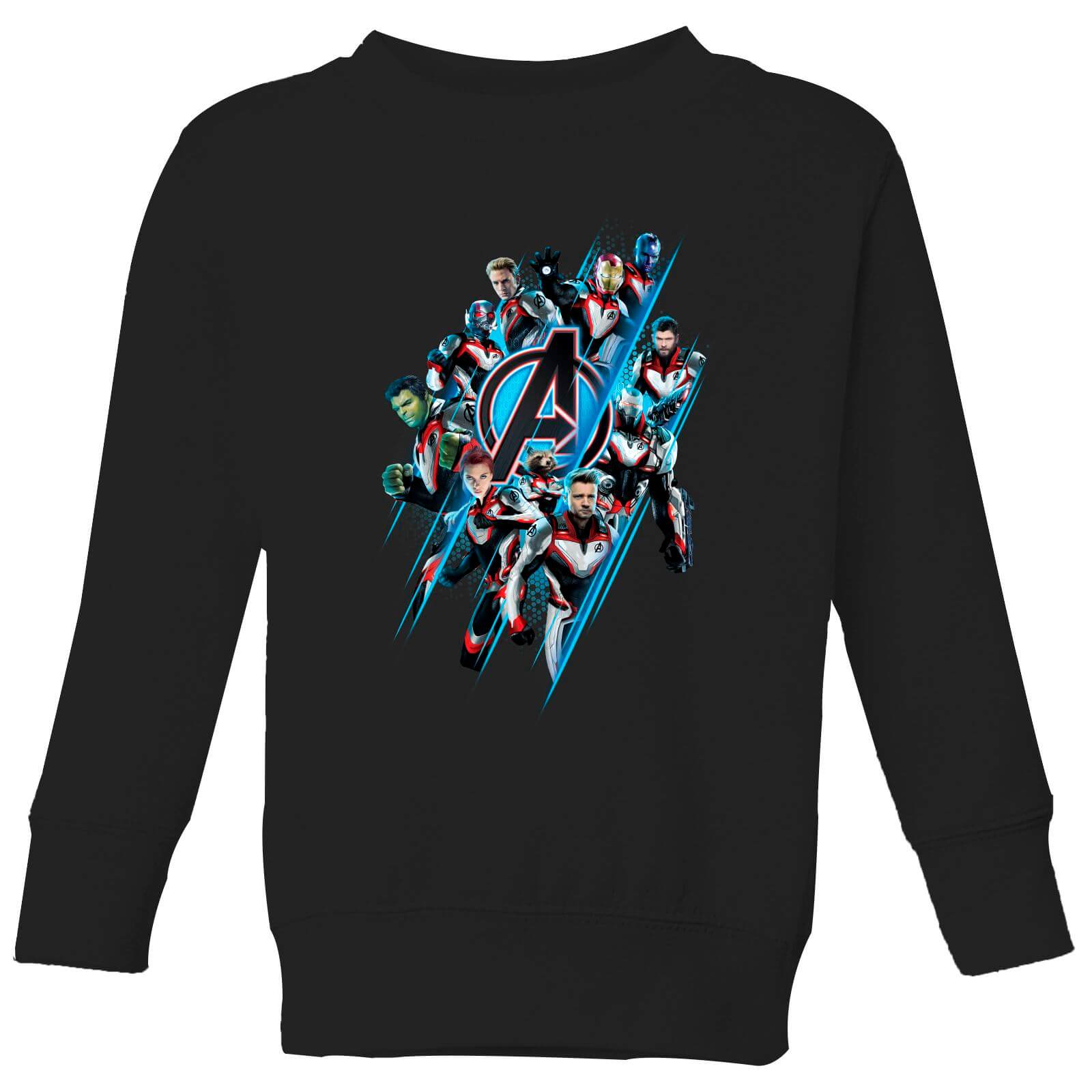 

Felpa Avengers: Endgame Logo Team - Nero - Bambini - 5-6 Anni