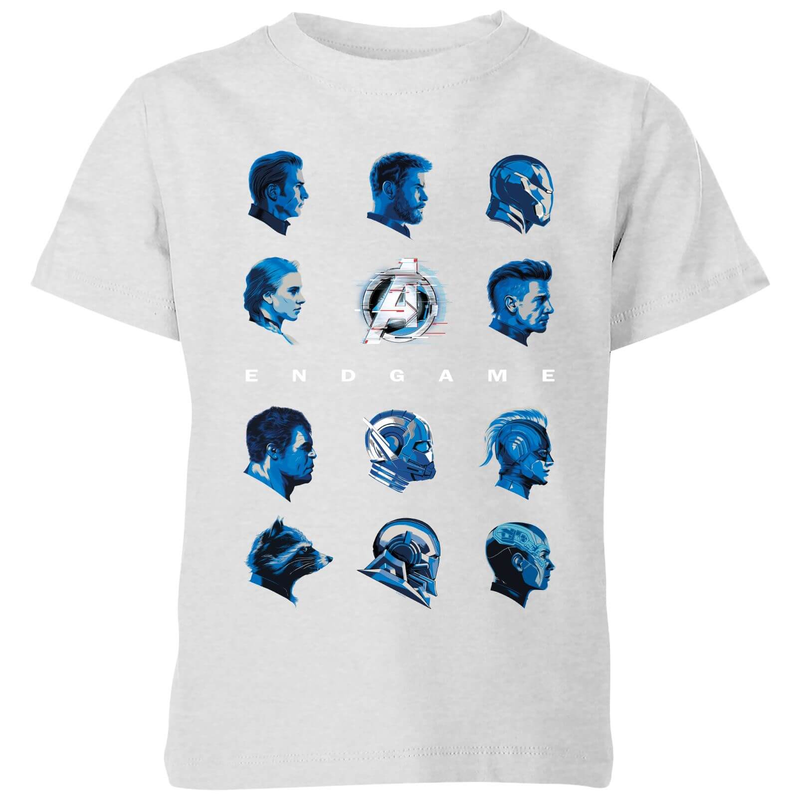 Avengers: Endgame Heads Kids' T-Shirt - Grey - 5-6 Years