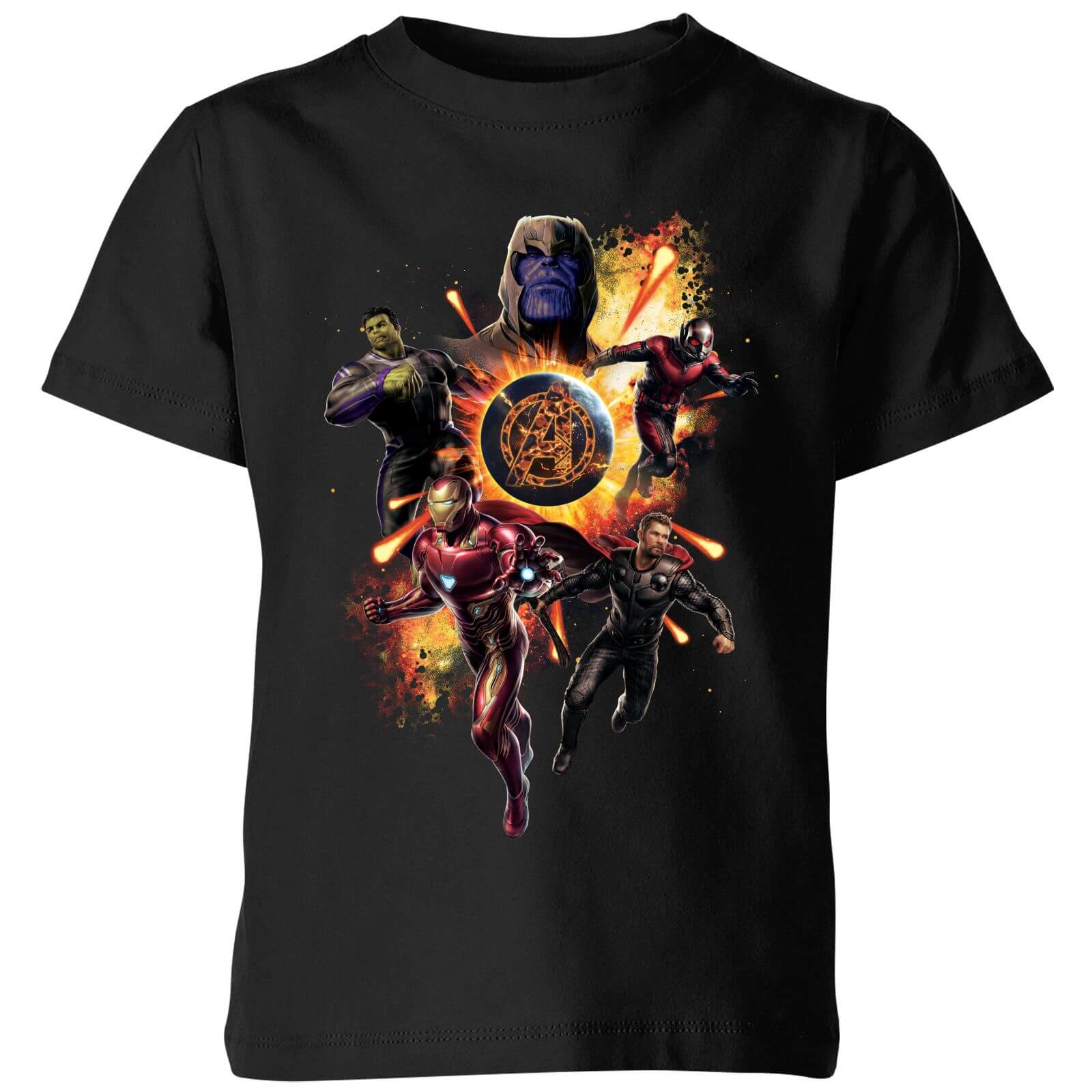 

T-Shirt Avengers: Endgame Explosion Team - Nero - Bambini - 9-10 Anni