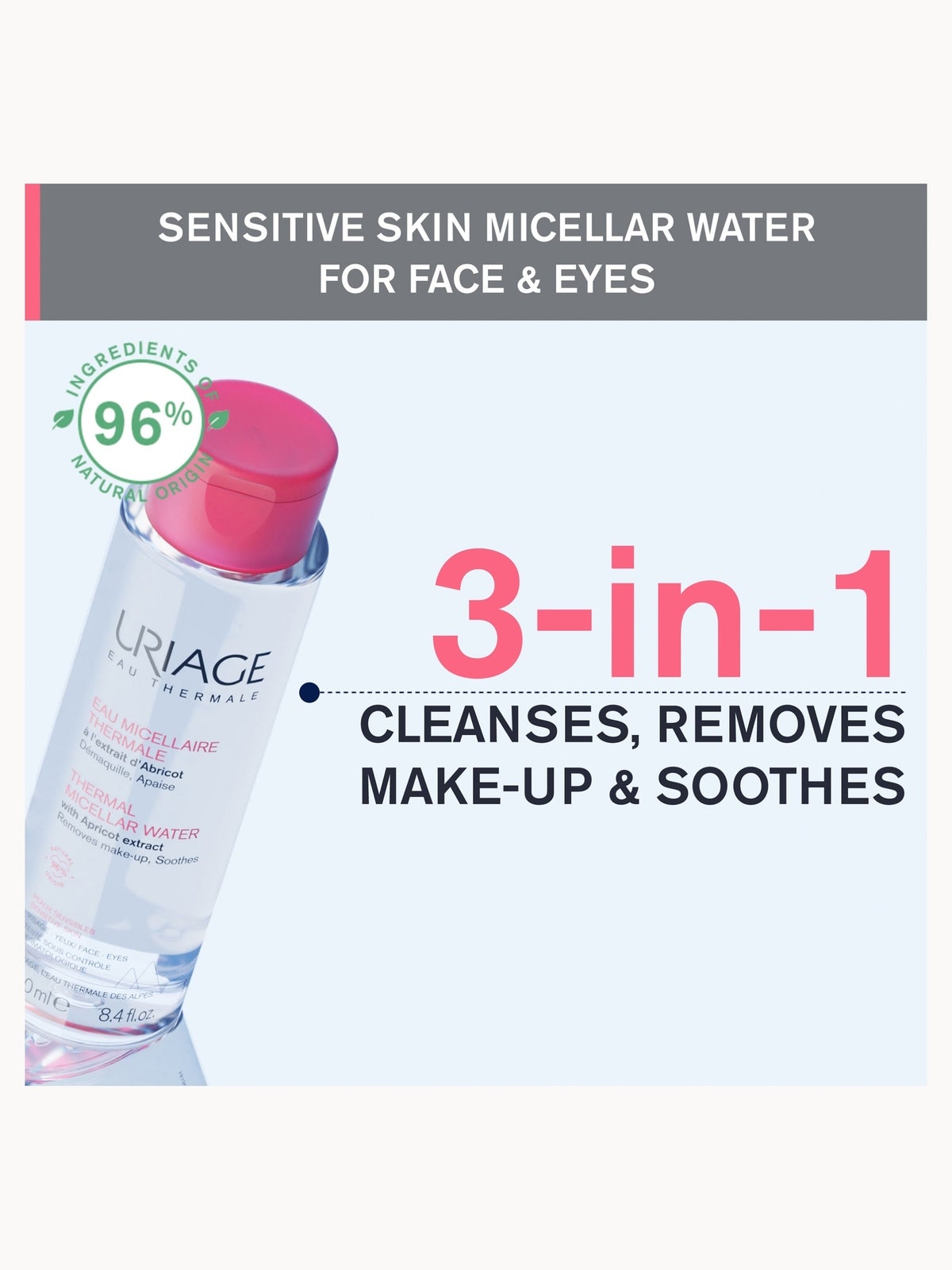 Uriage Thermal Micellar Water for Sensitive Skin 500ml 4