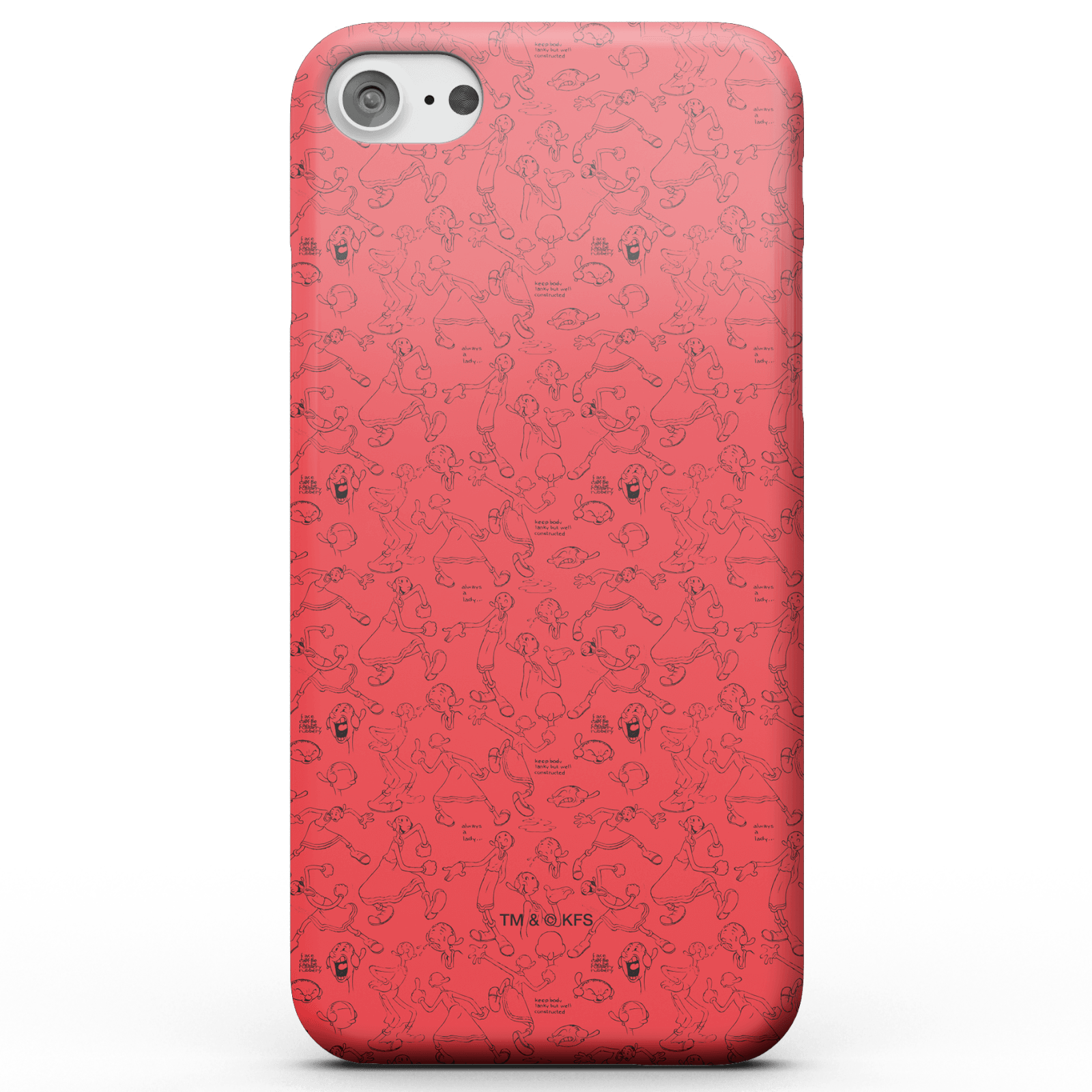 Funda Móvil Popeye Olivia Oyl para iPhone y Android - iPhone 6 Plus - Carcasa doble capa - Brillante