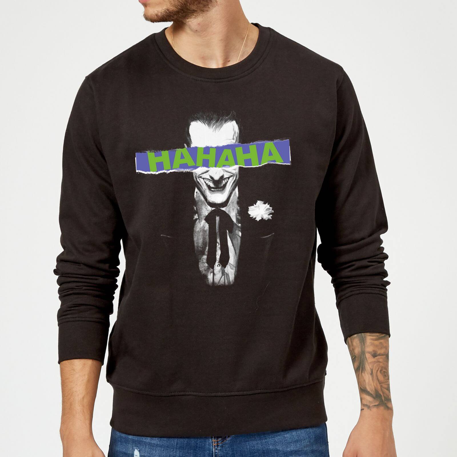 DC Comics Batman Joker The Greatest Stories Sweatshirt in Black - L