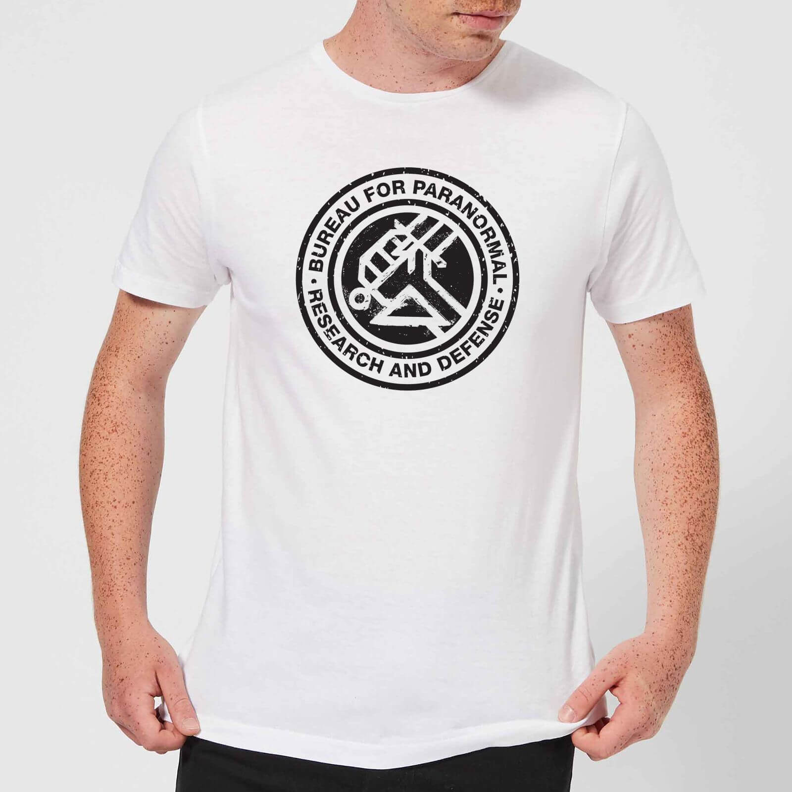 Hellboy B.P.R.D. Men's T-Shirt - White - XS