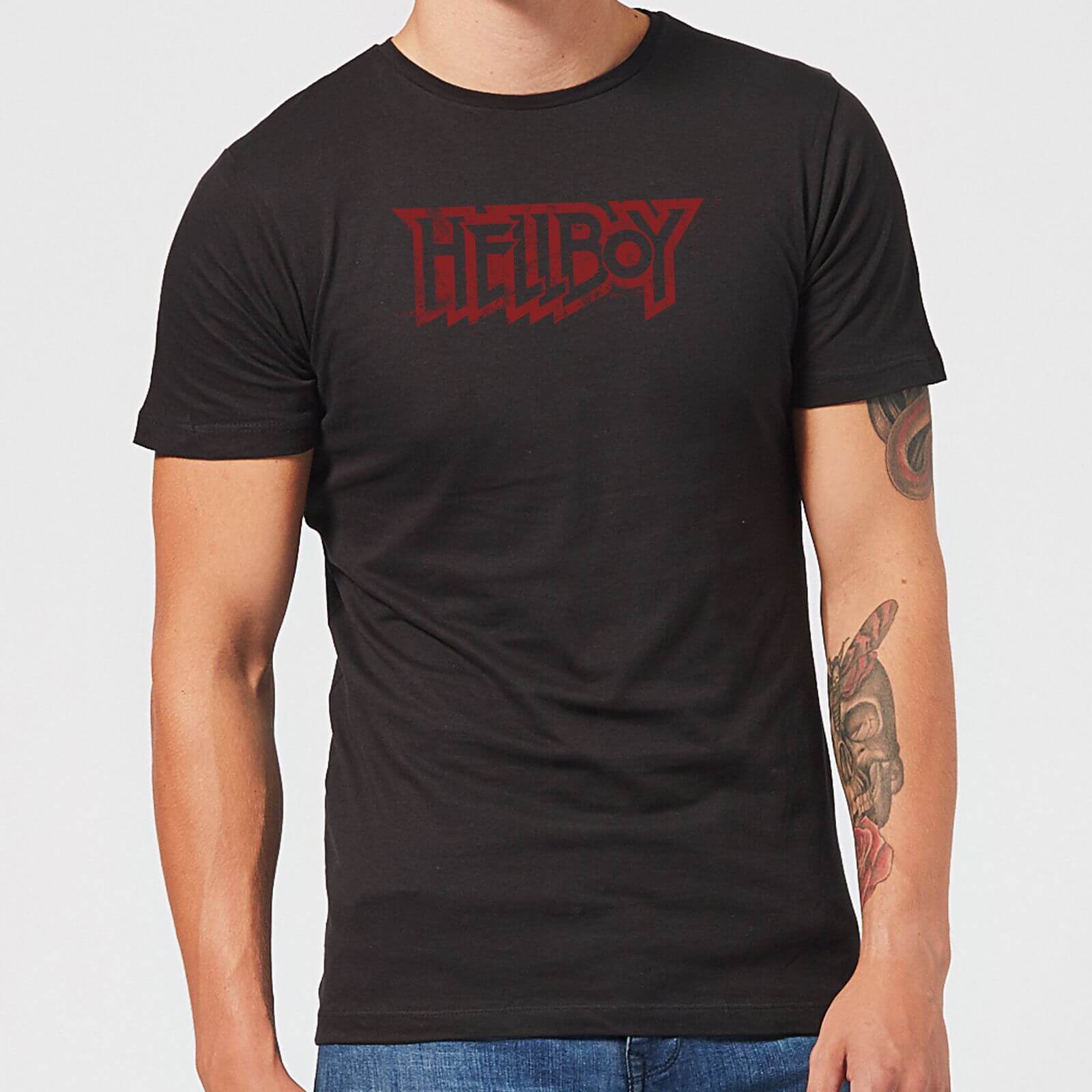 Hellboy Logo Men's T-Shirt - Black - S