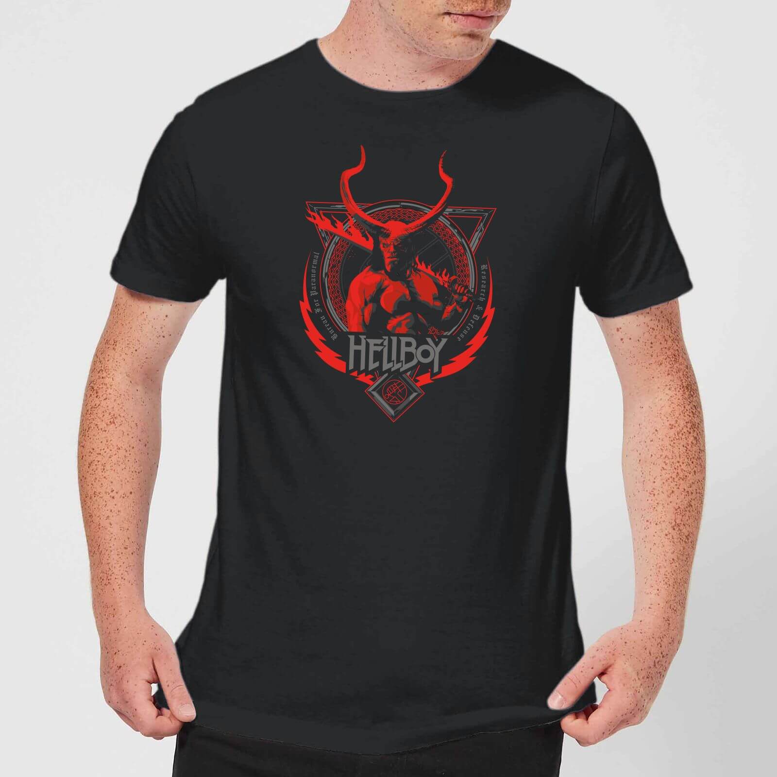 Hellboy Hell's Hero Men's T-Shirt - Black - 4XL