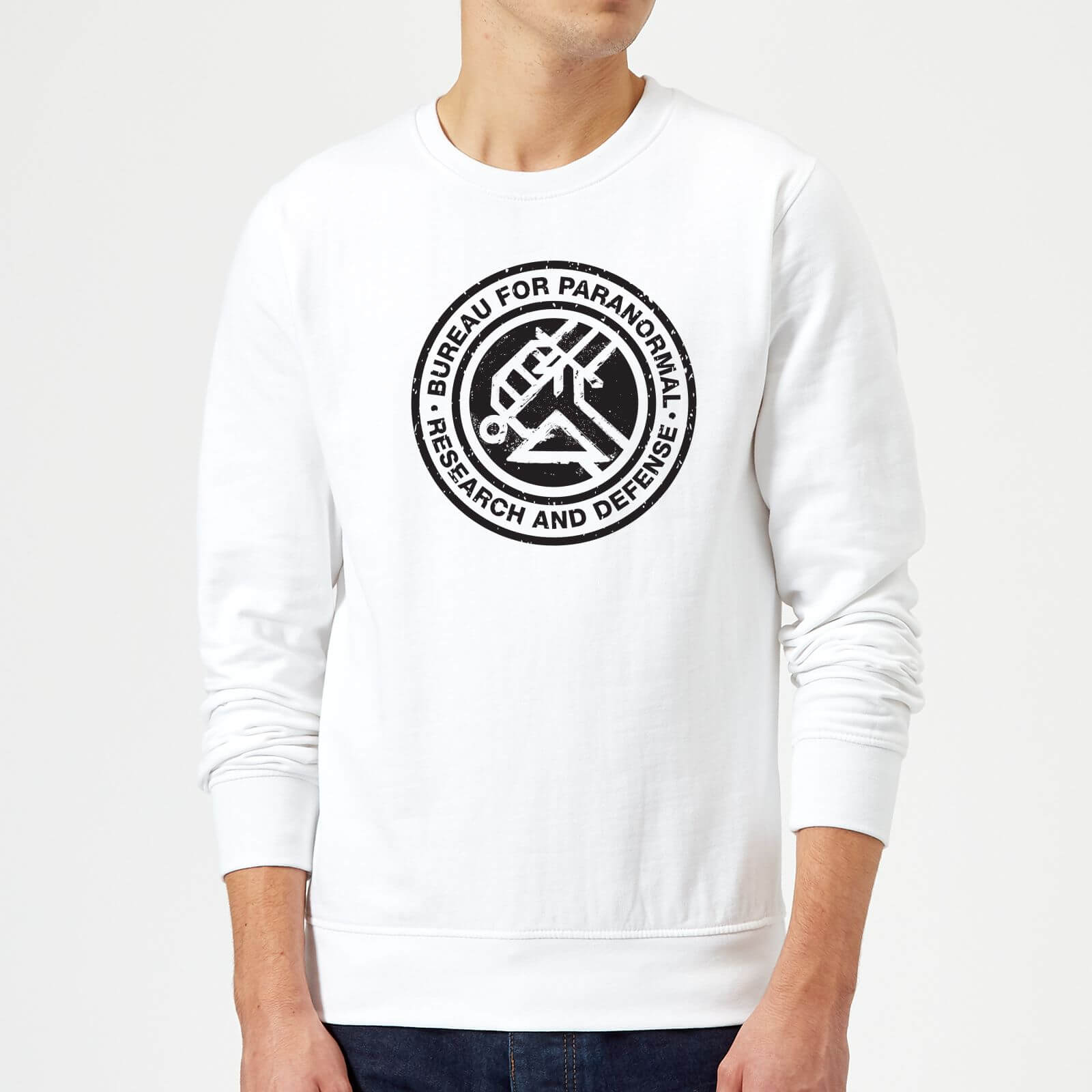 Hellboy B.P.R.D. Sweatshirt - White - XL - White