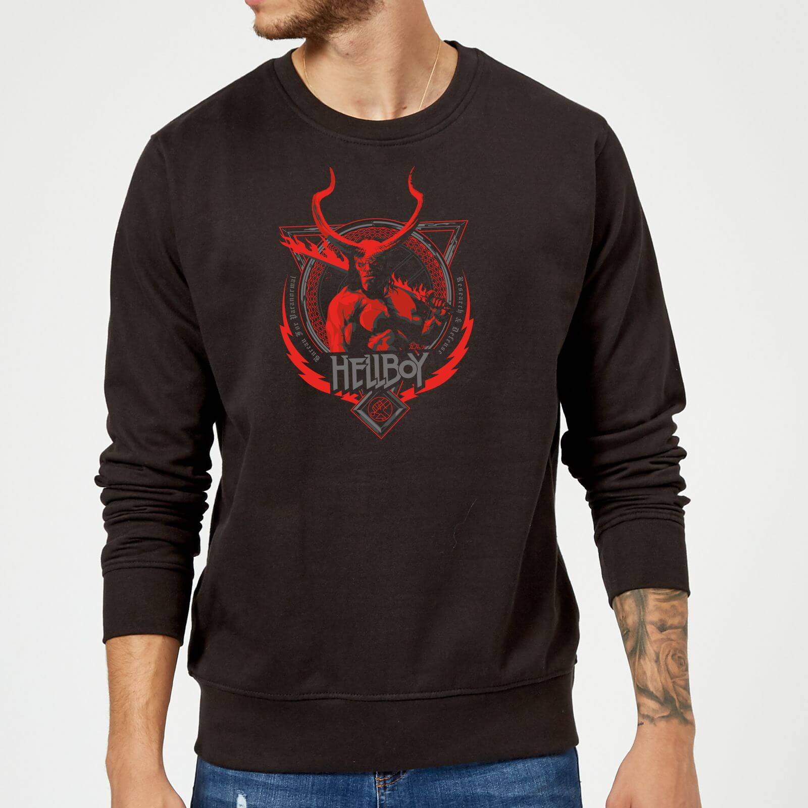 Hellboy Hell's Hero Sweatshirt - Black - XXL - Negro
