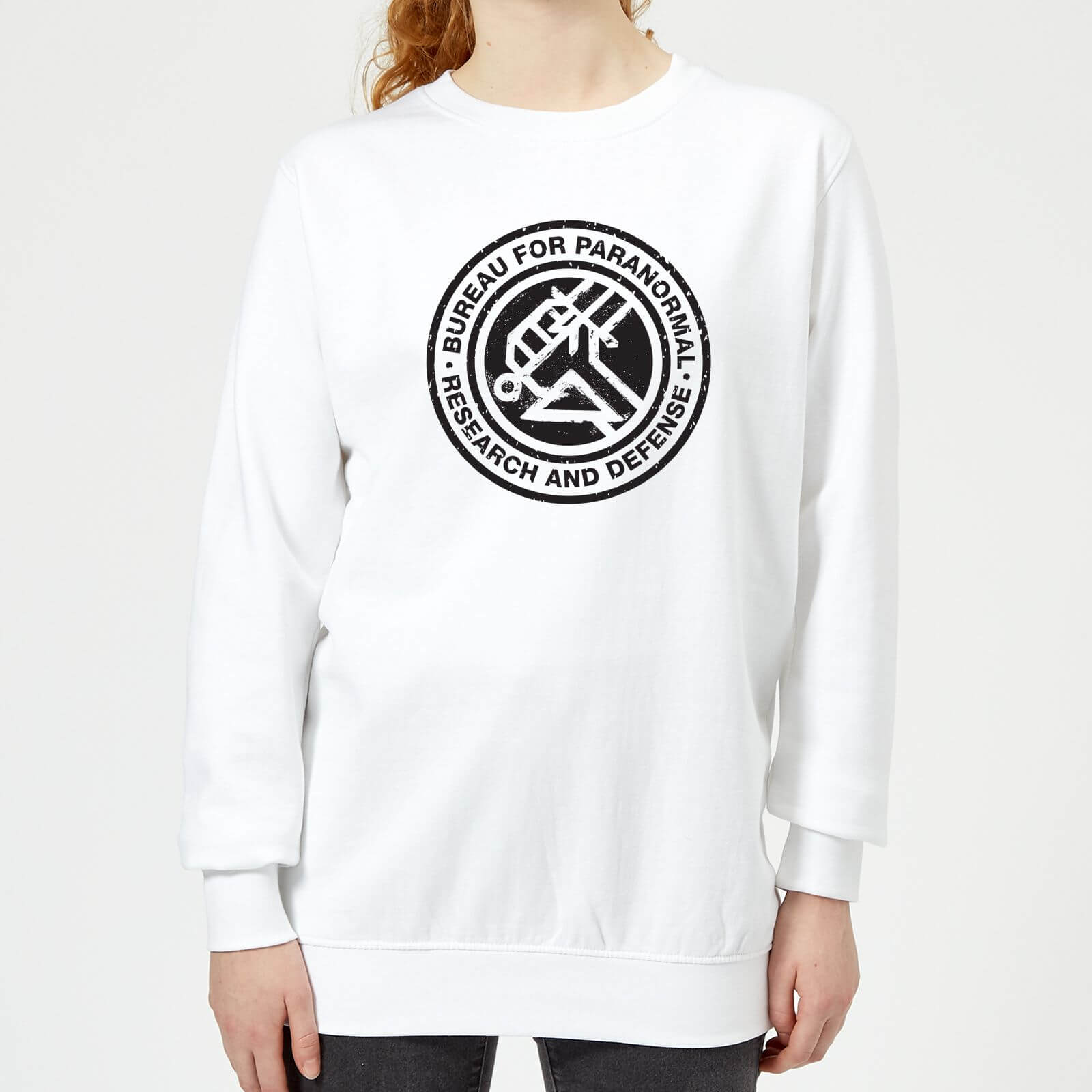 

Hellboy B.P.R.D. Women's Sweatshirt - White - XL - Blanc