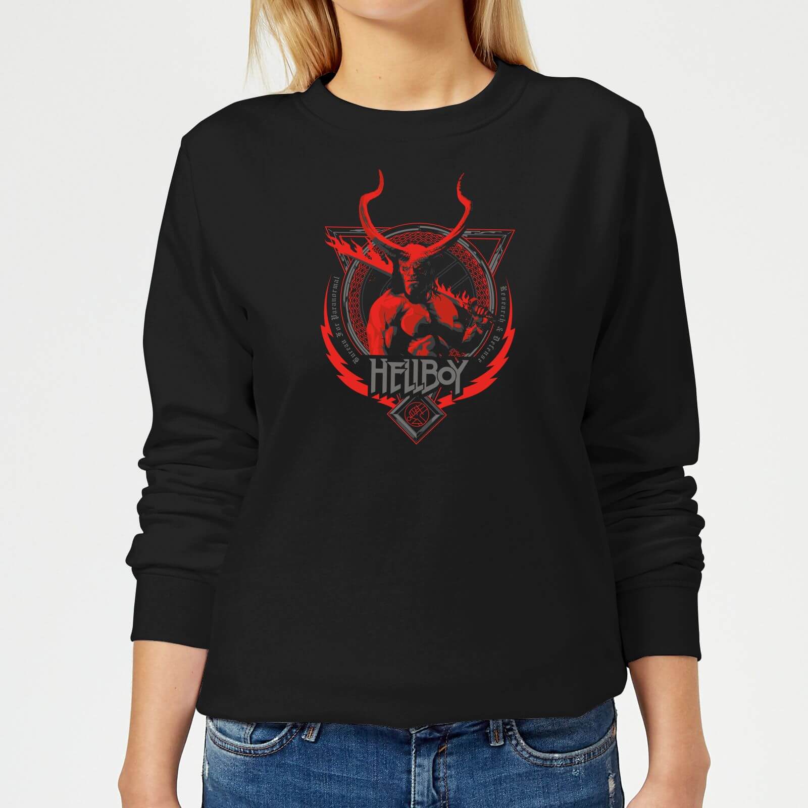 Hellboy Hell's Hero Women's Sweatshirt - Black - XXL - Negro
