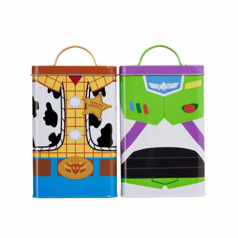 Funko Artículos Del Hogar - Disney - Woody Y Buzz Toy Story -cajas De Lata Para Almacenaje De Cocina