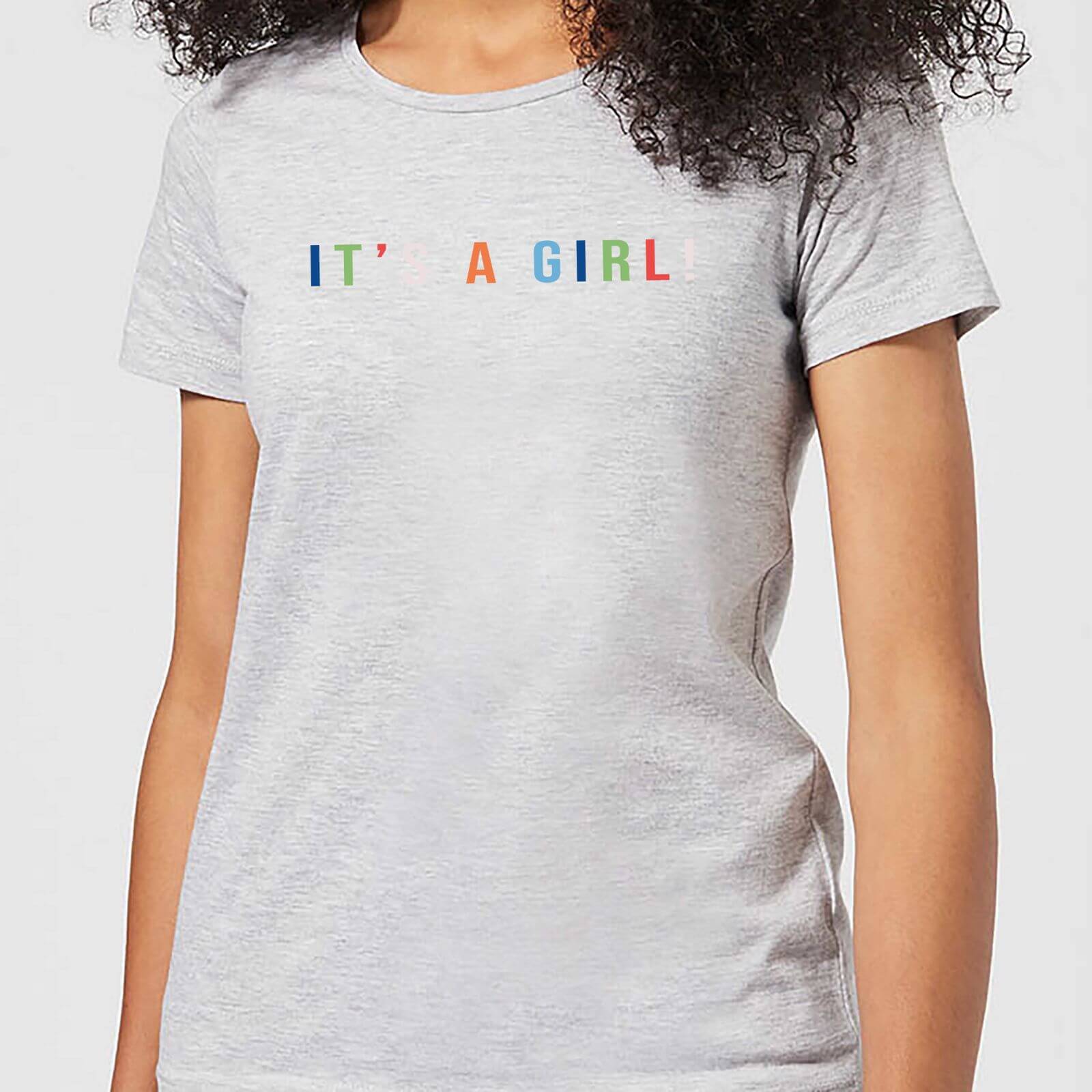 It's A Girl Women's T-Shirt - Grey - XL - Grey