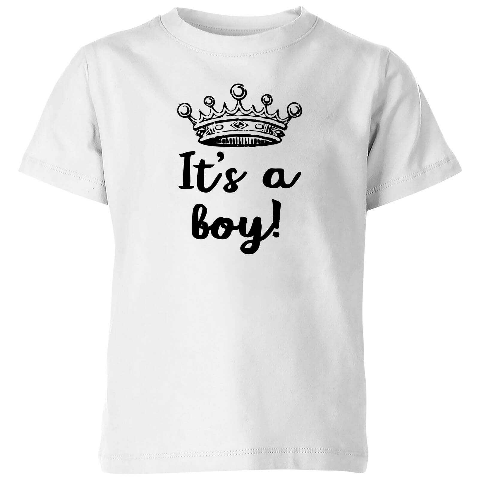 It's A Boy Kids' T-Shirt - White - 11-12 Years - White
