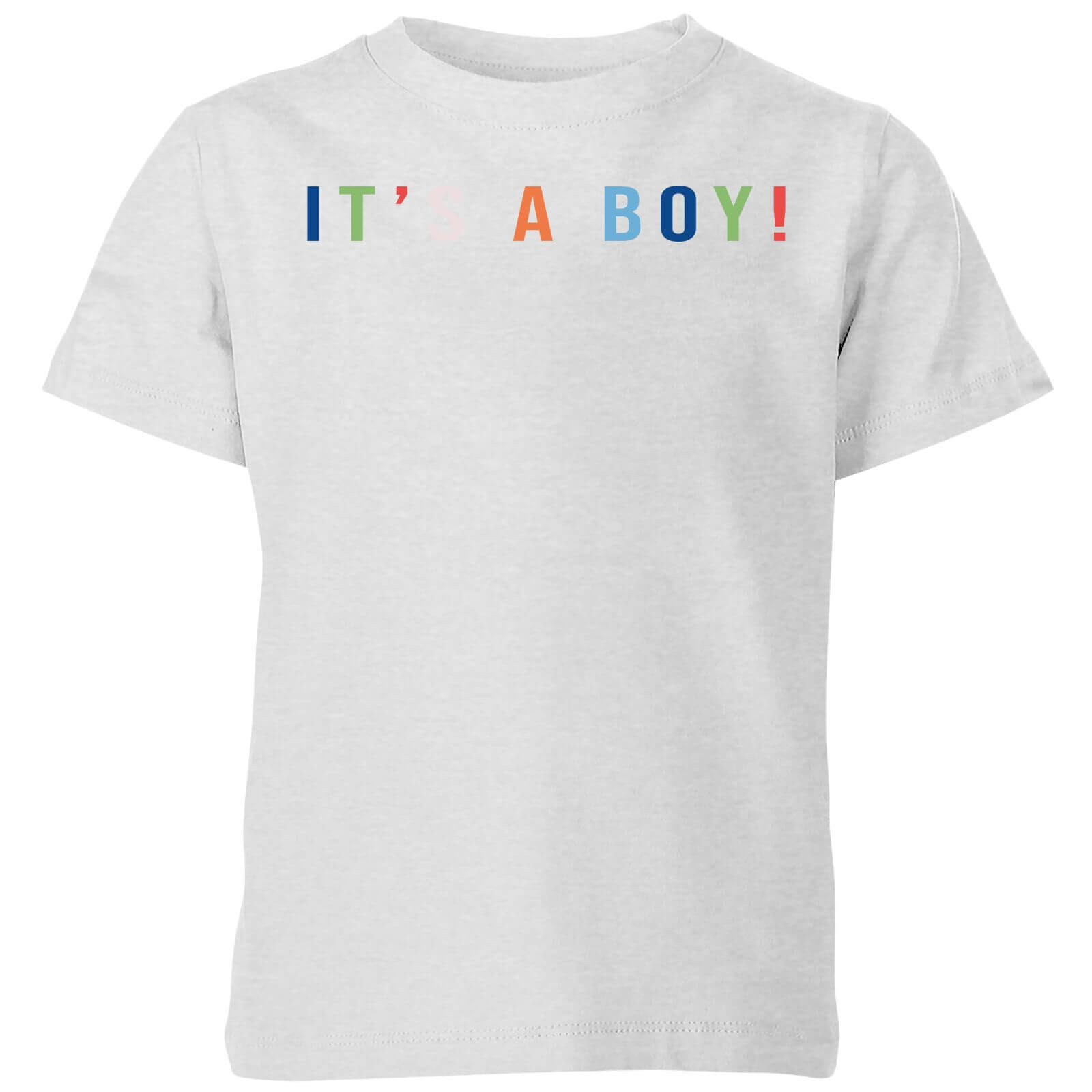 It's A Boy Kids' T-Shirt - Grey - 11-12 Years - Grey