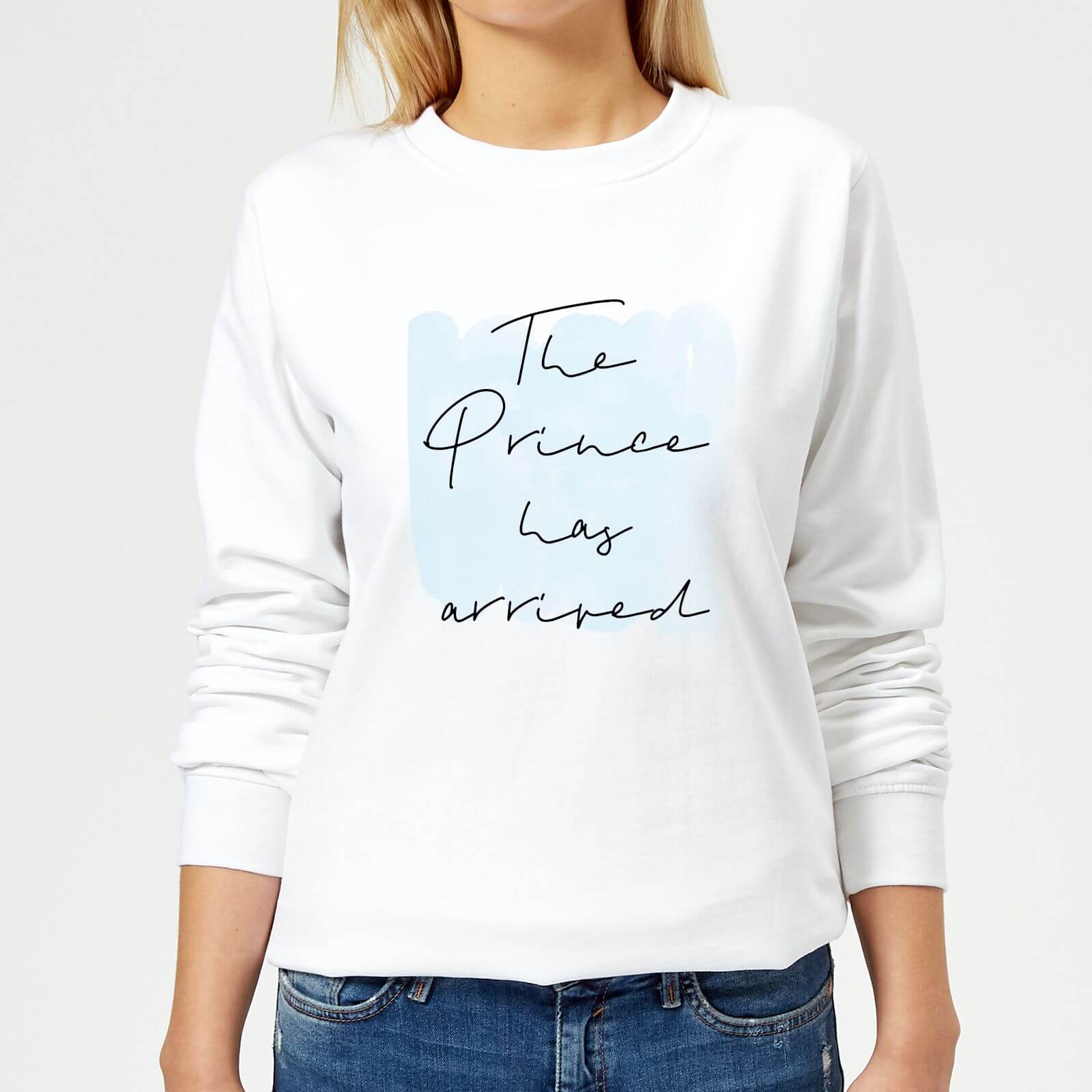The Prince Has Arrived Women's Sweatshirt - White - XXL - White