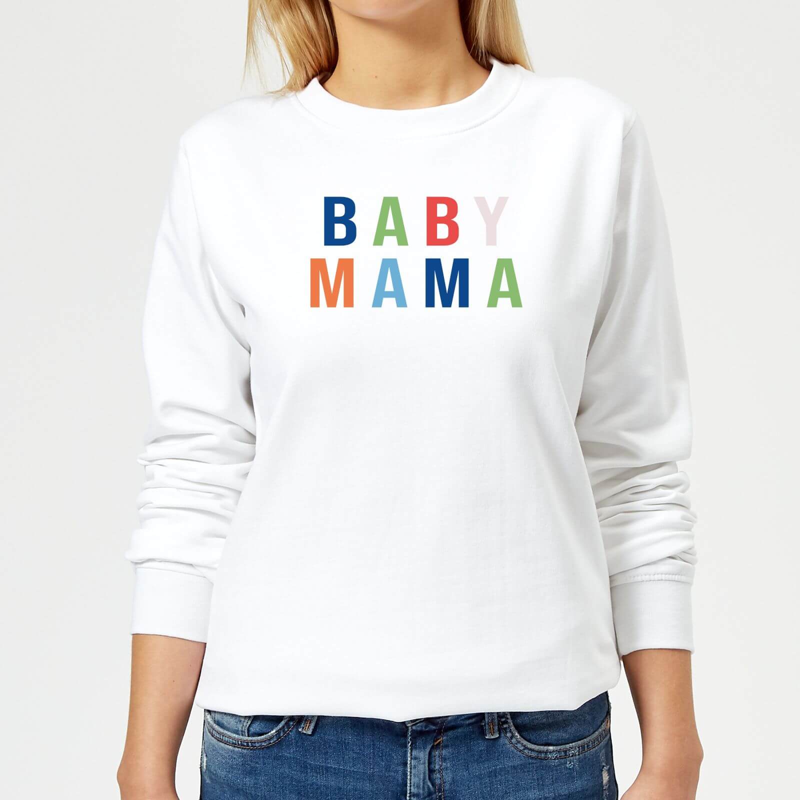 Baby Mama Women's Sweatshirt - White - XXL - White