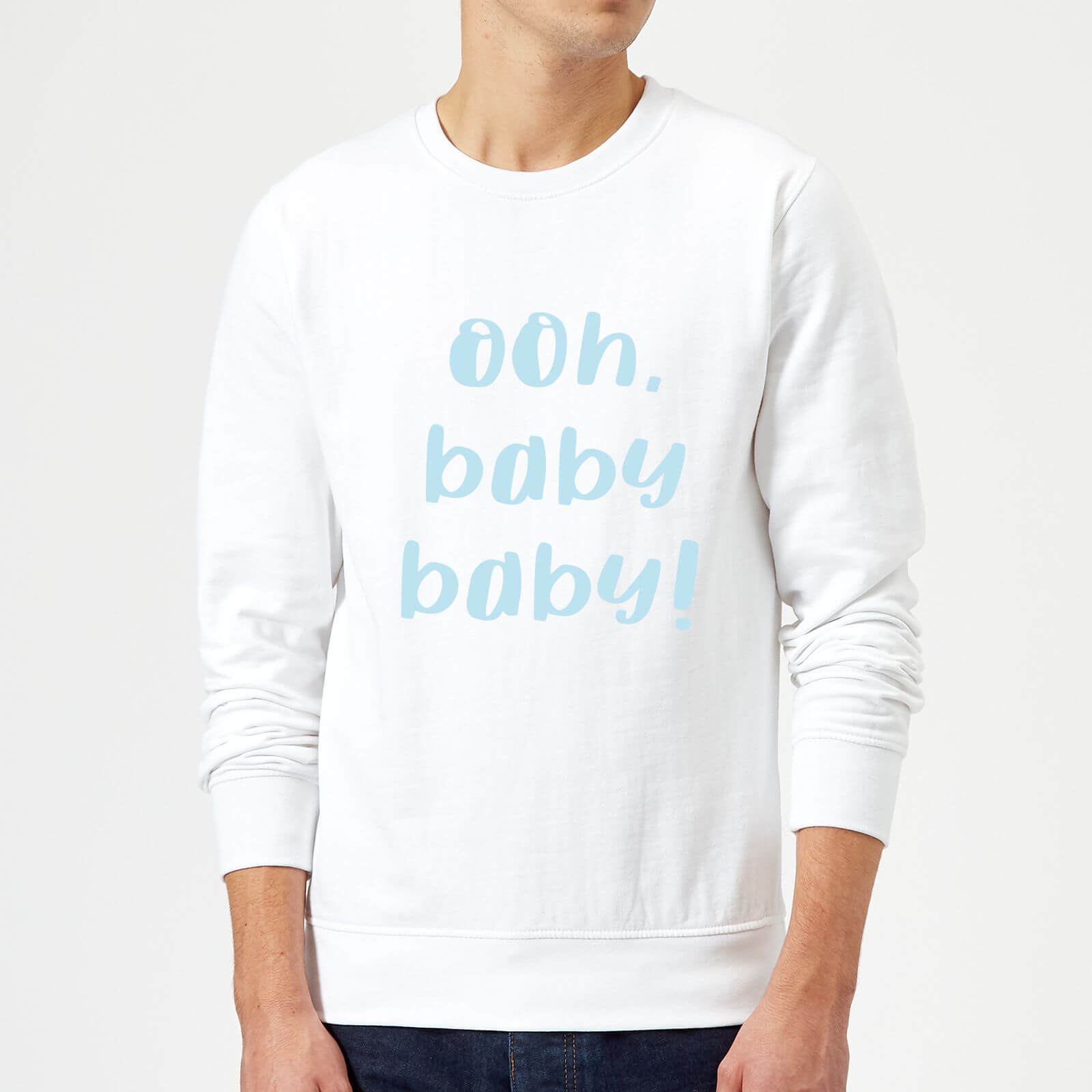 Ooh Baby Baby Sweatshirt - White - XXL - White