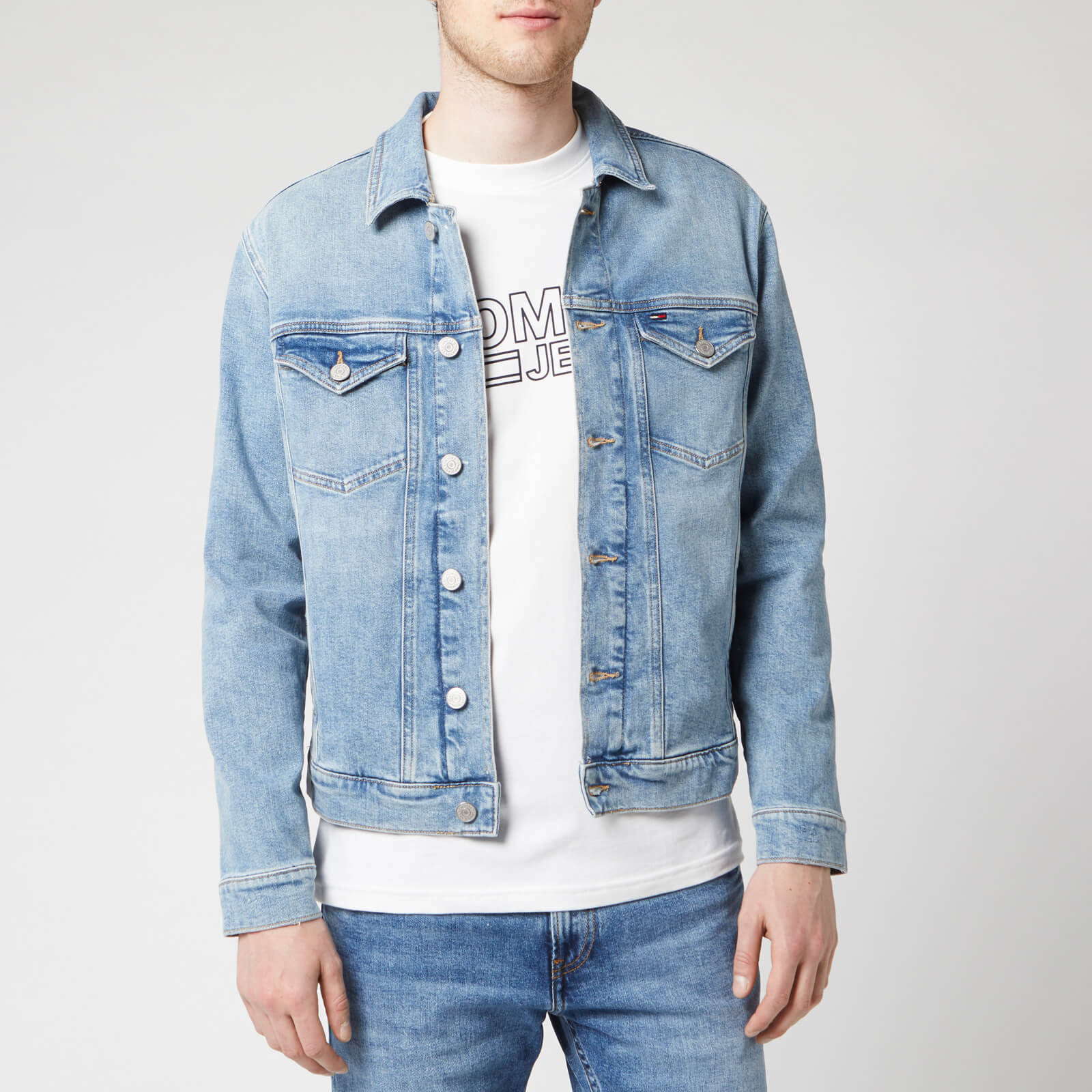 regular trucker jacket tommy jeans