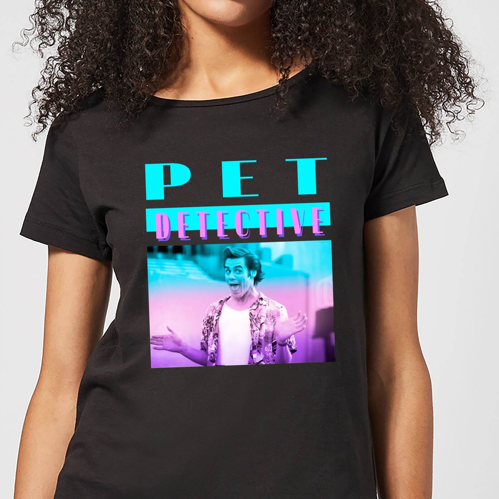 Ace Ventura Neon Women's T-Shirt - Black - 3XL