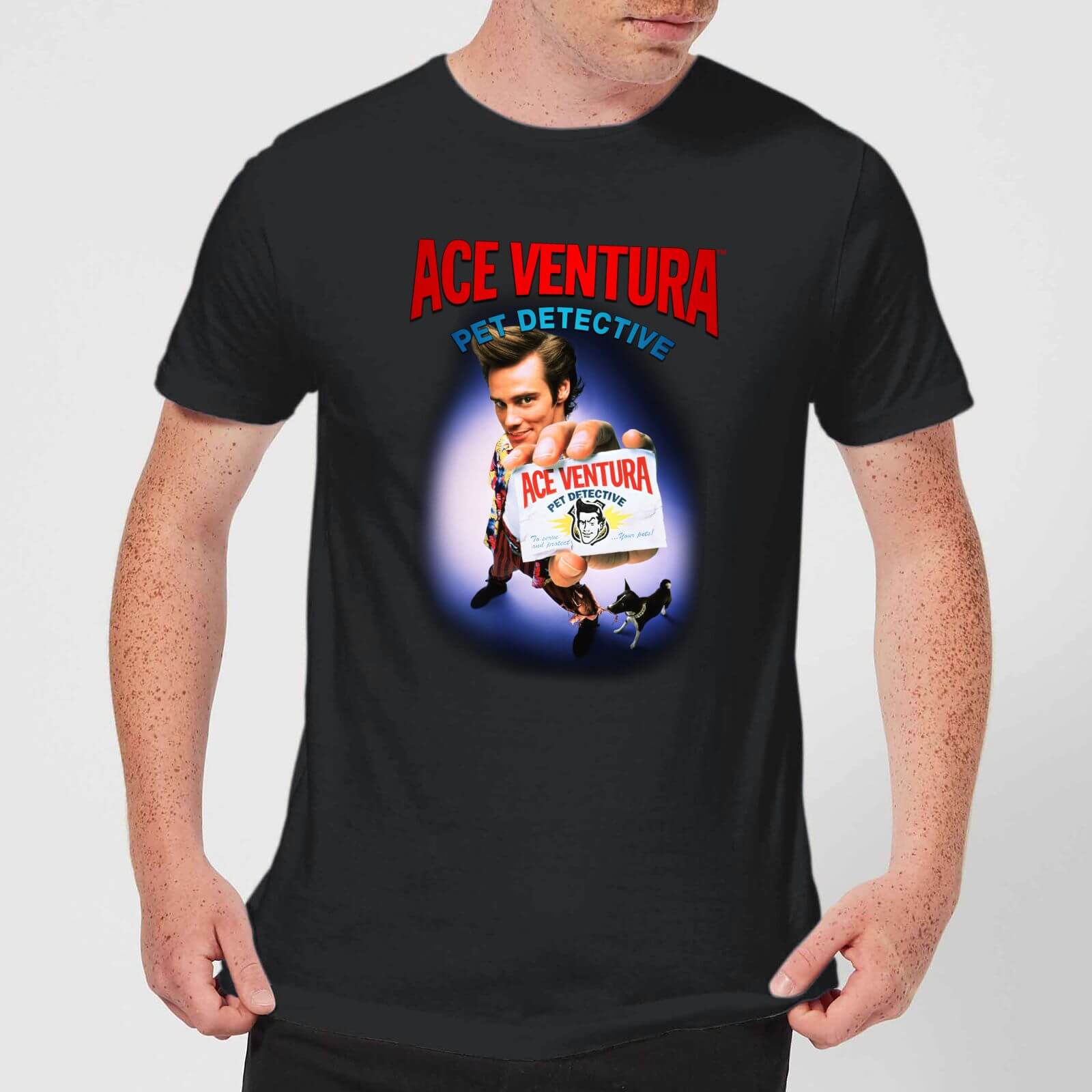 Ace Ventura Peephole Men's T-Shirt - Black - 5XL