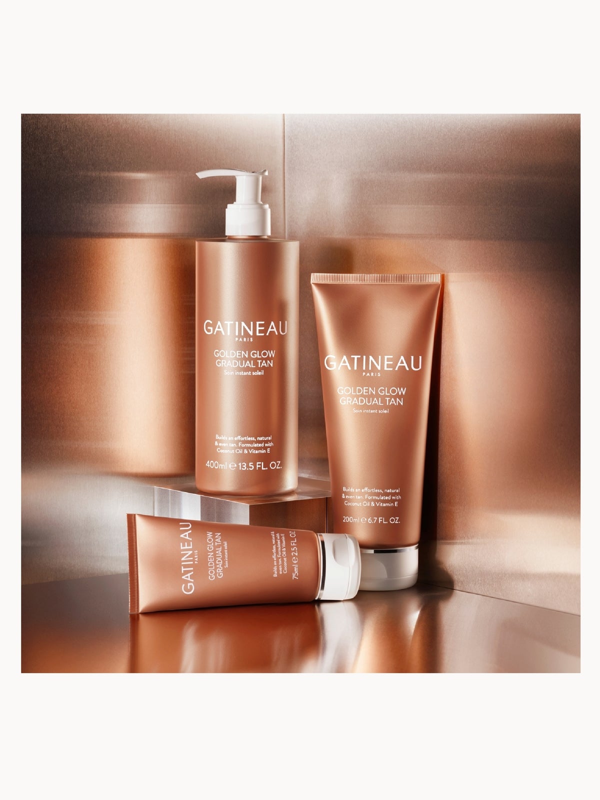Gatineau Golden Glow Gradual Tan Cream 400ml 3