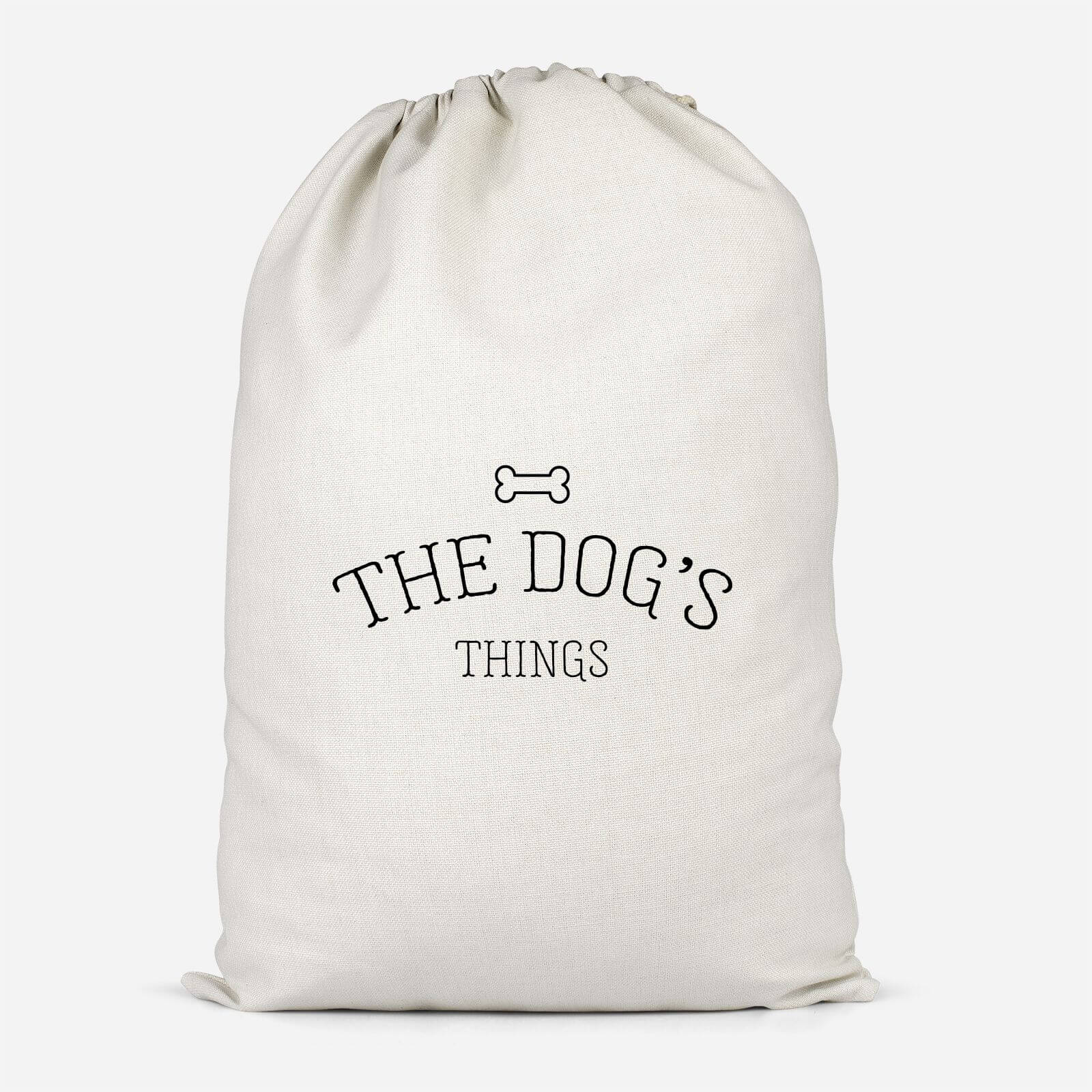 The Dogs Things Cotton Storage Bag   Large