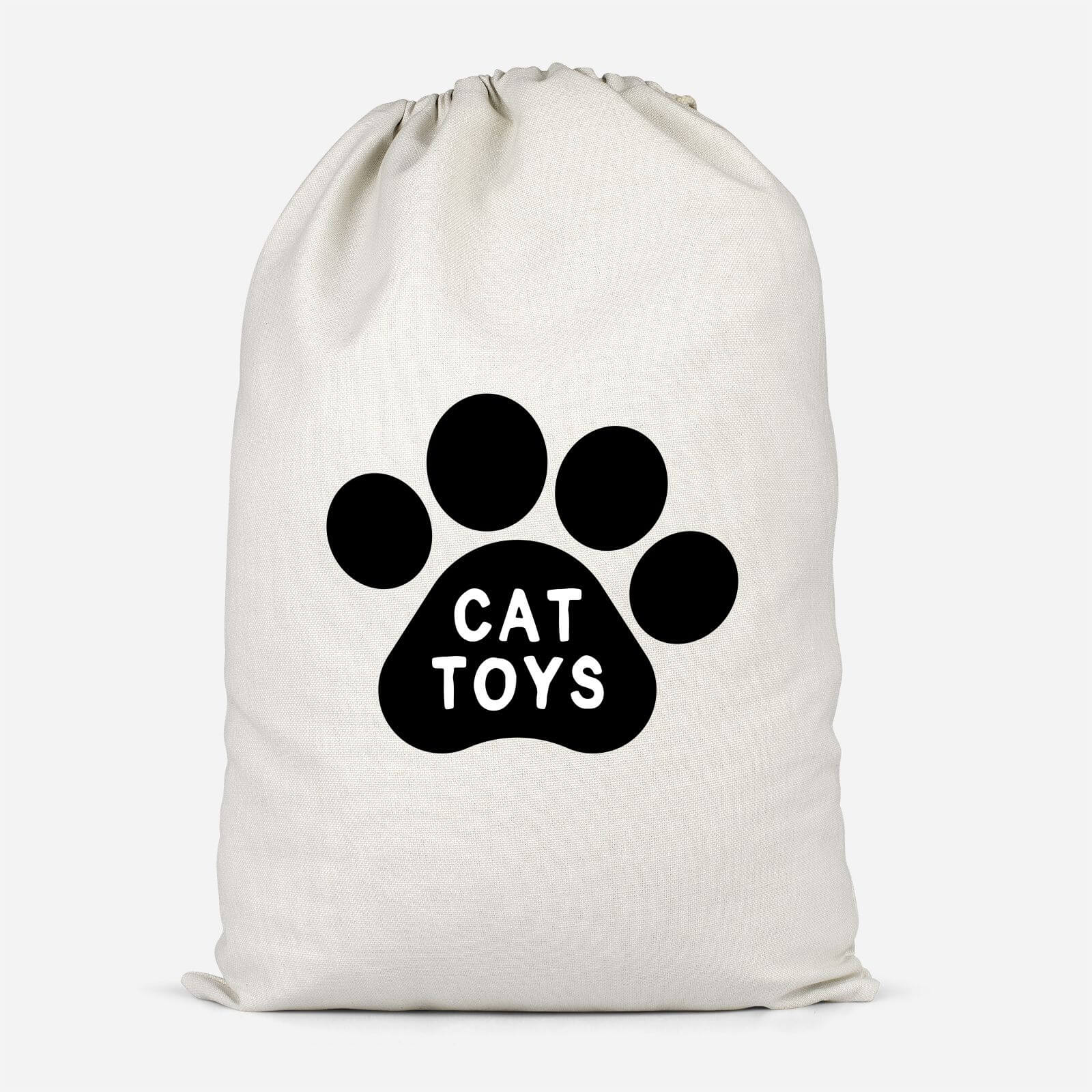 Cat Toys Paw Cotton Storage Bag - Large