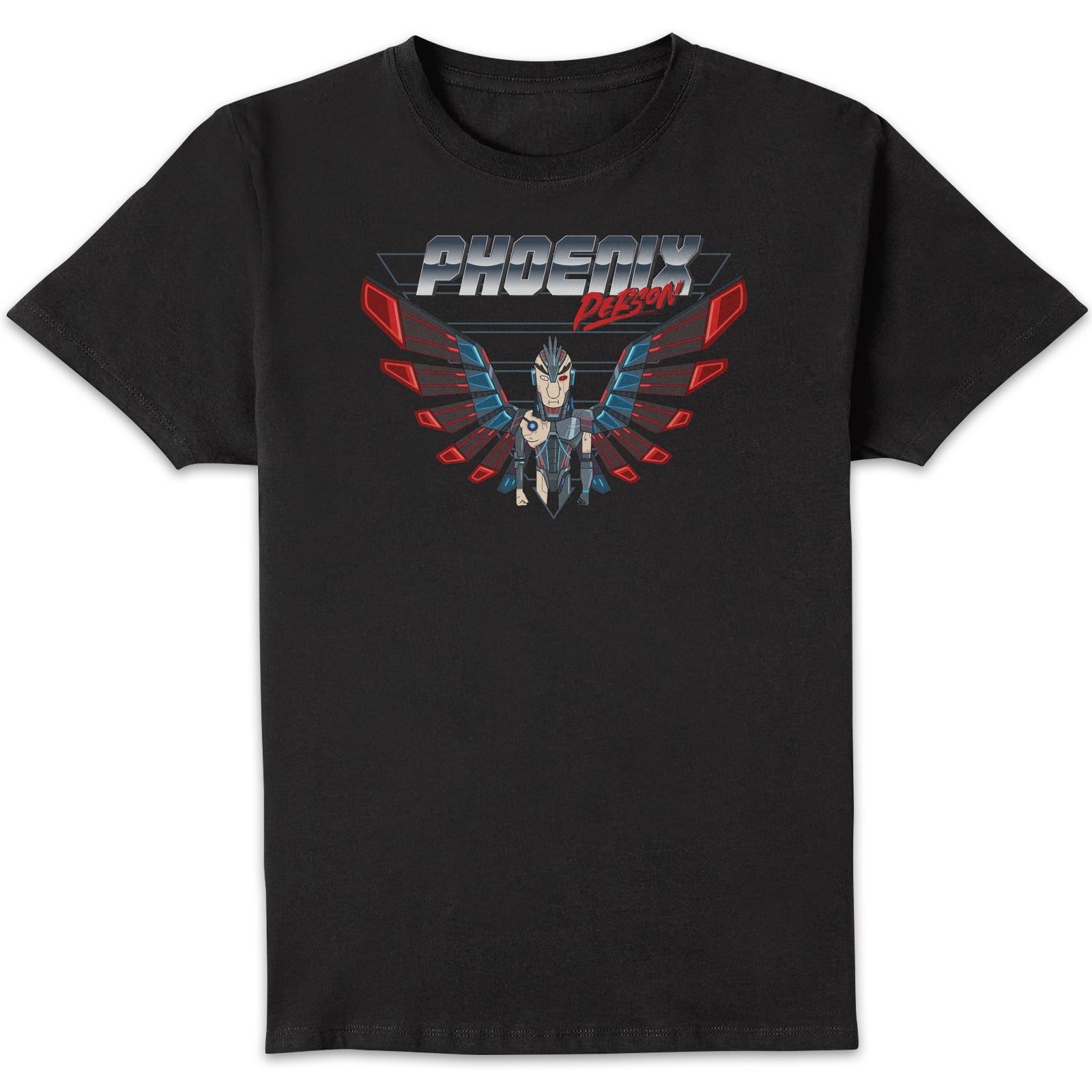 T-shirt - Rick and Morty Phoenix Person - Noir