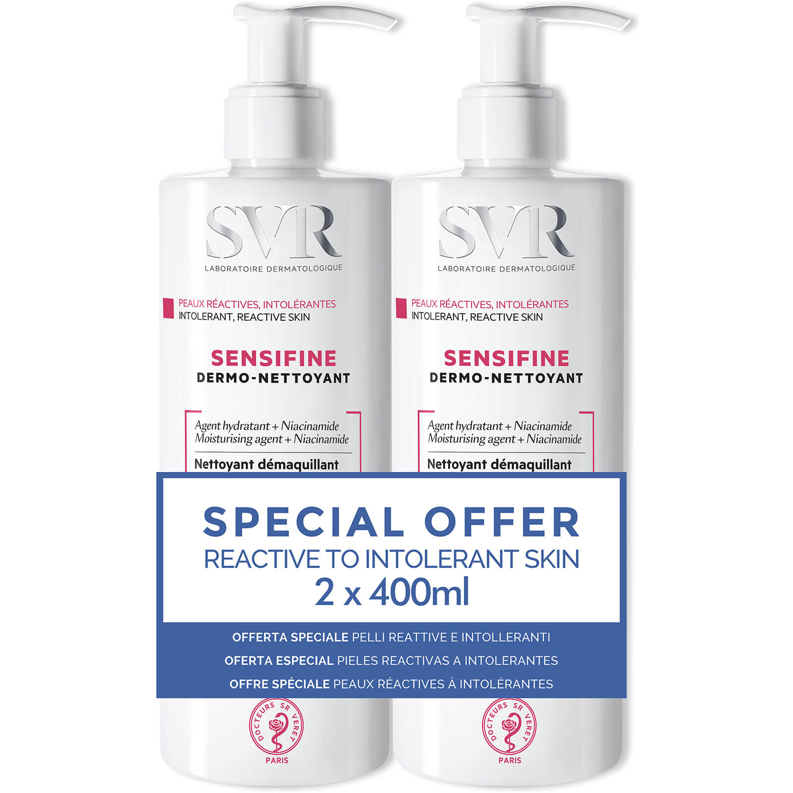 

SVR Laboratoires Sensifine Cream Cleanser Duo 800ml