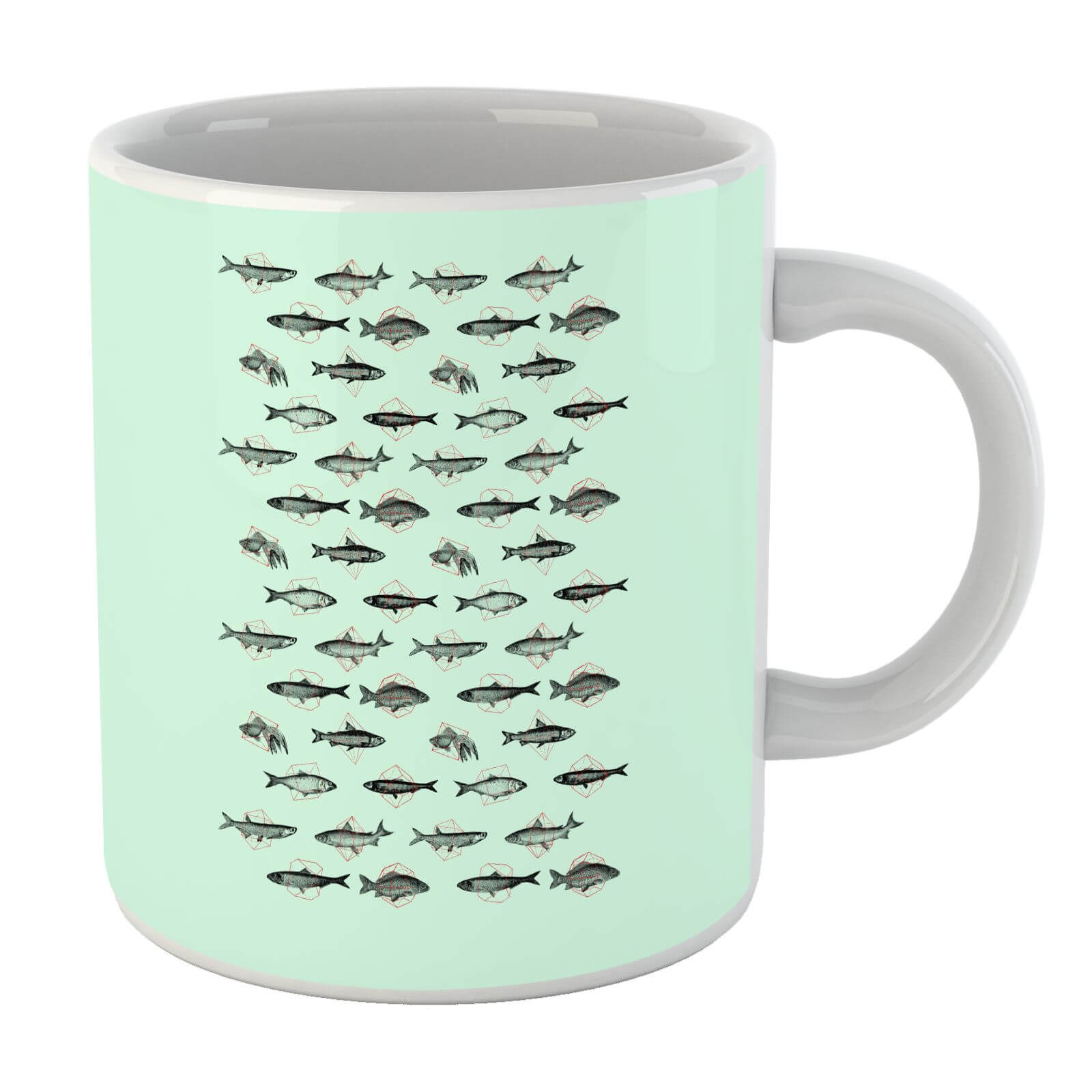 Fish In Geometric Pattern Mug