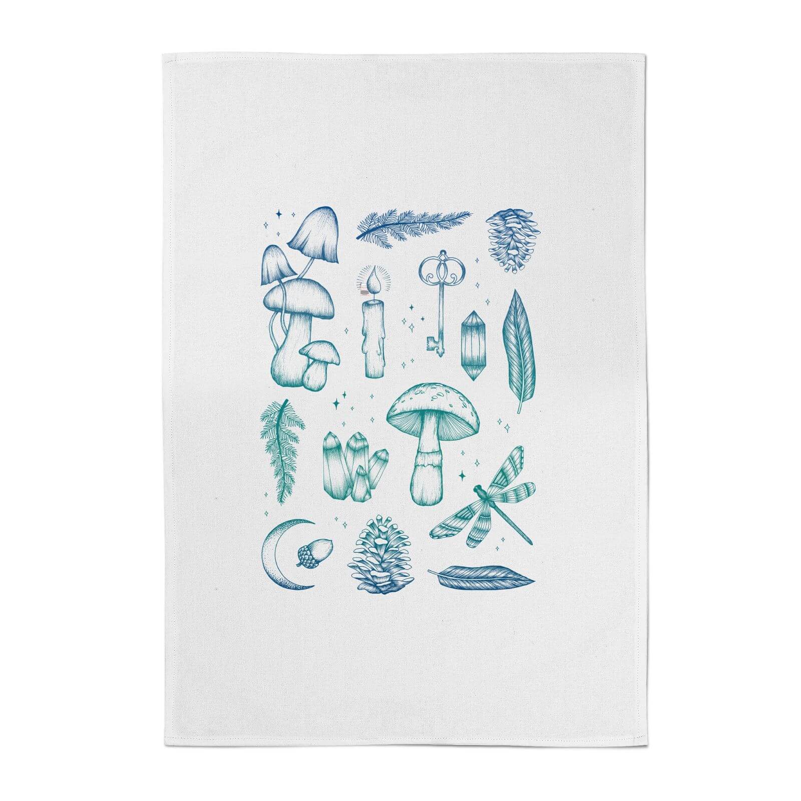 Enchanted Forest Cotton Tea Towel