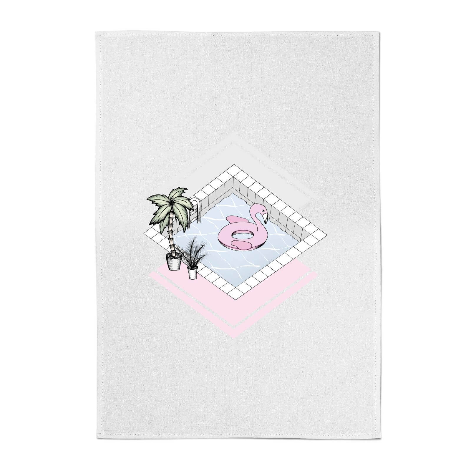 Flamingos Paradise Cotton Tea Towel