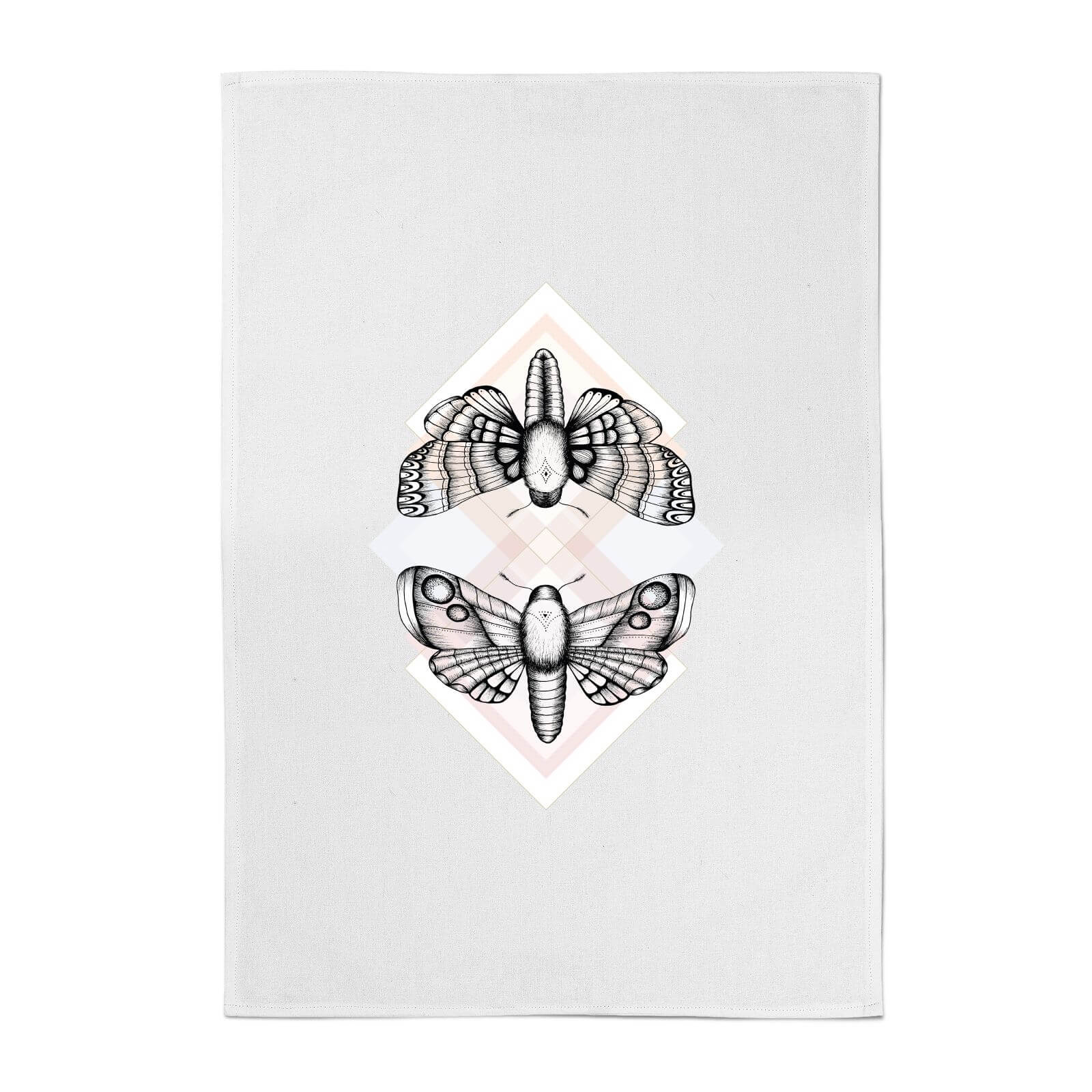 Moth Cotton Tea Towel