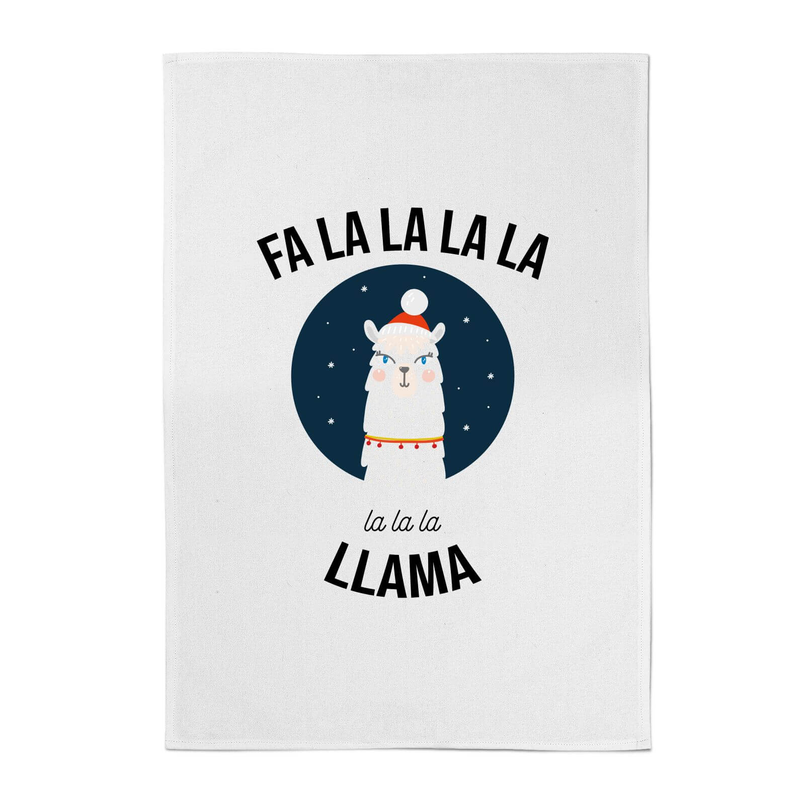 Fa La La La Llama Cotton Tea Towel