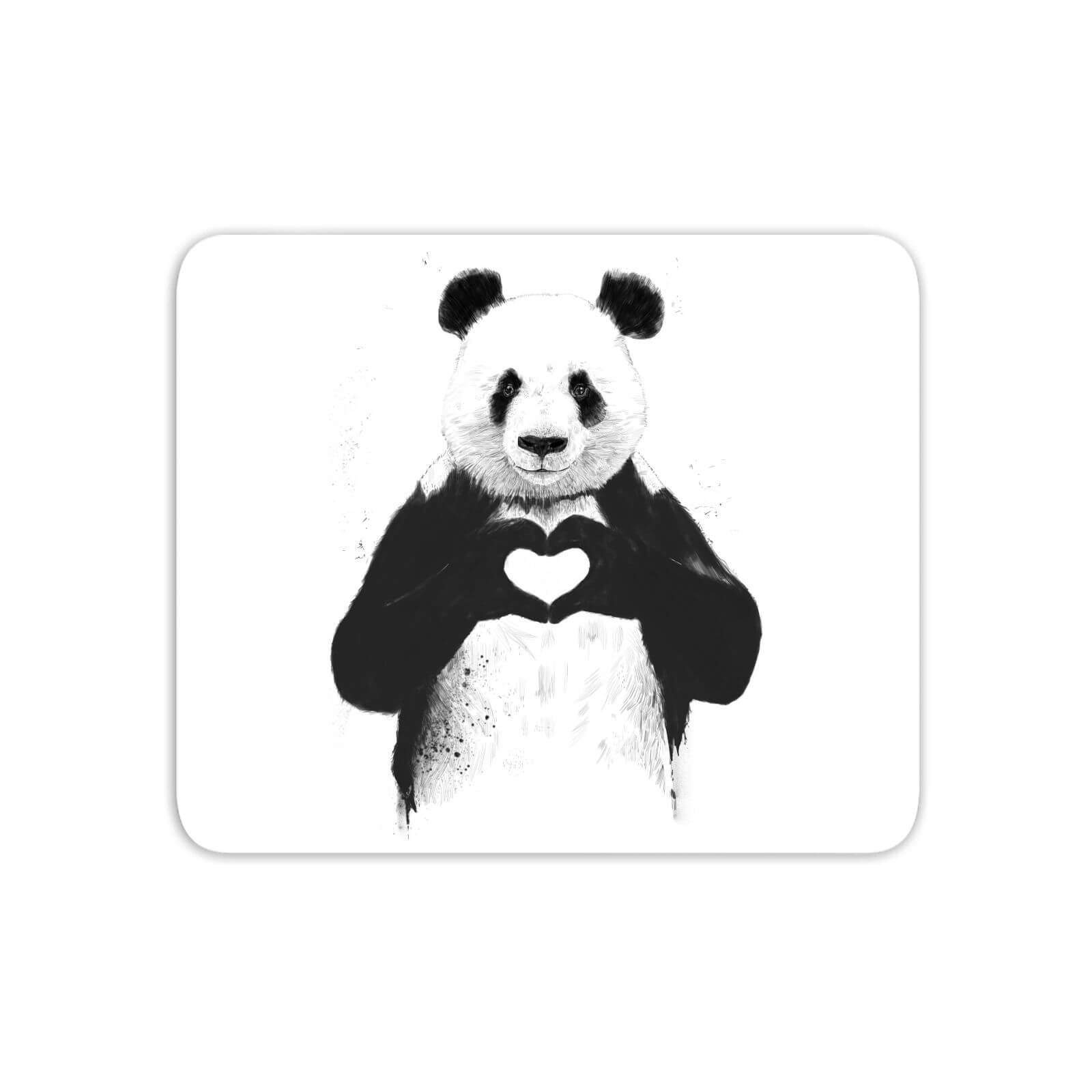 Panda Love Mouse Mat