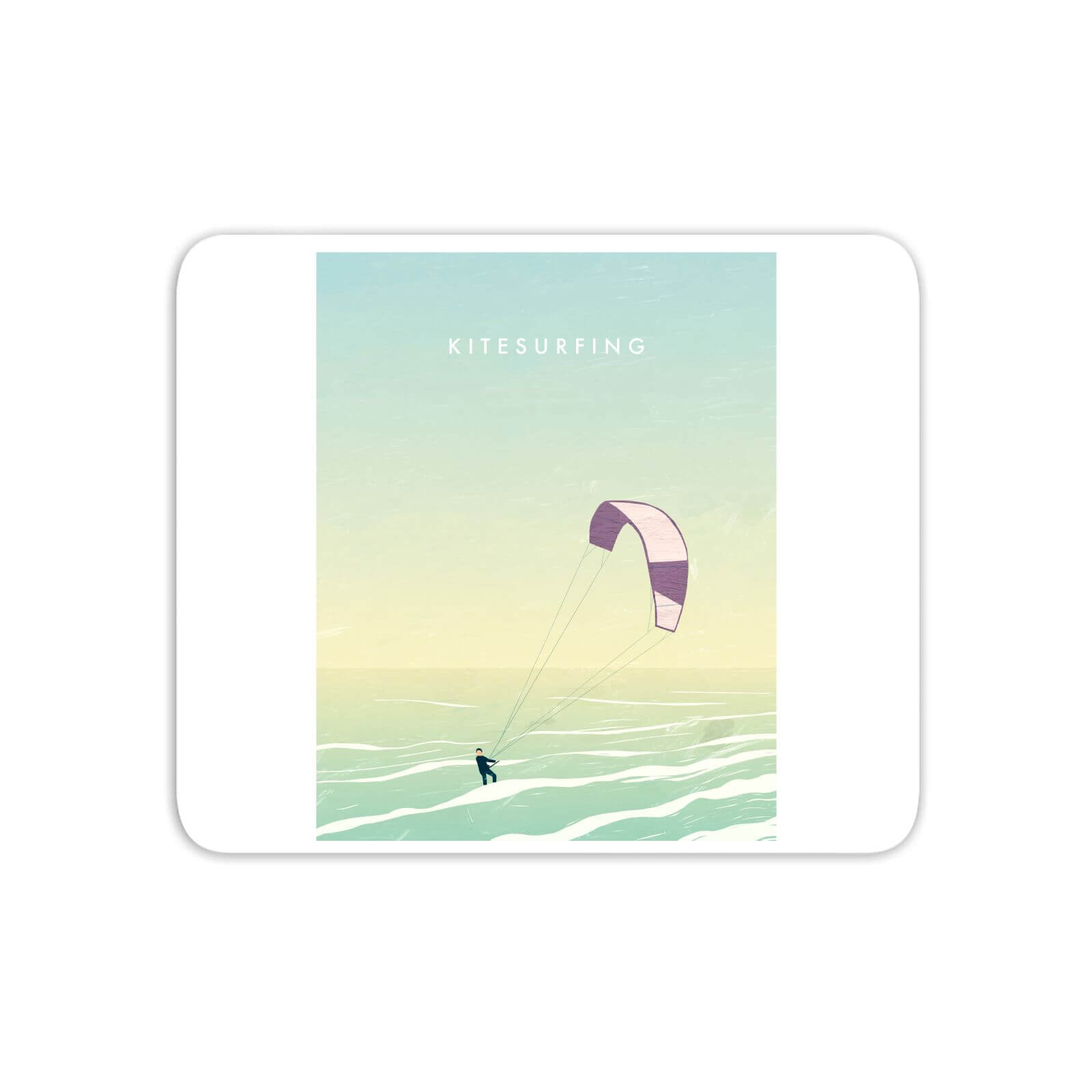 Kitesurfing Mouse Mat