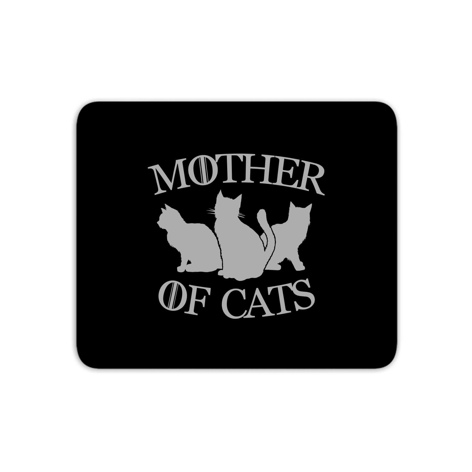 Mother Of Cats Black Tee Mouse Mat
