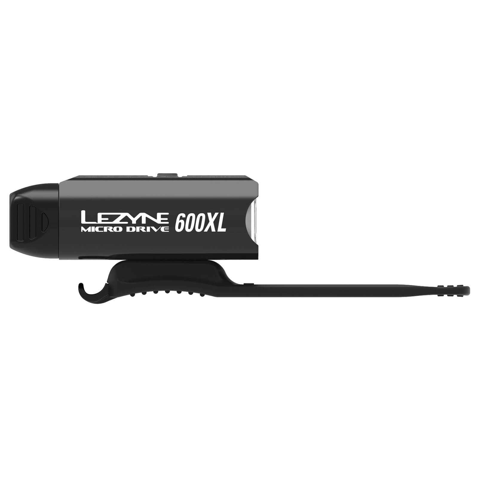 Lezyne Micro Drive 600XL Rechargeable Front Bike Light - Rechargeable / Black / Front