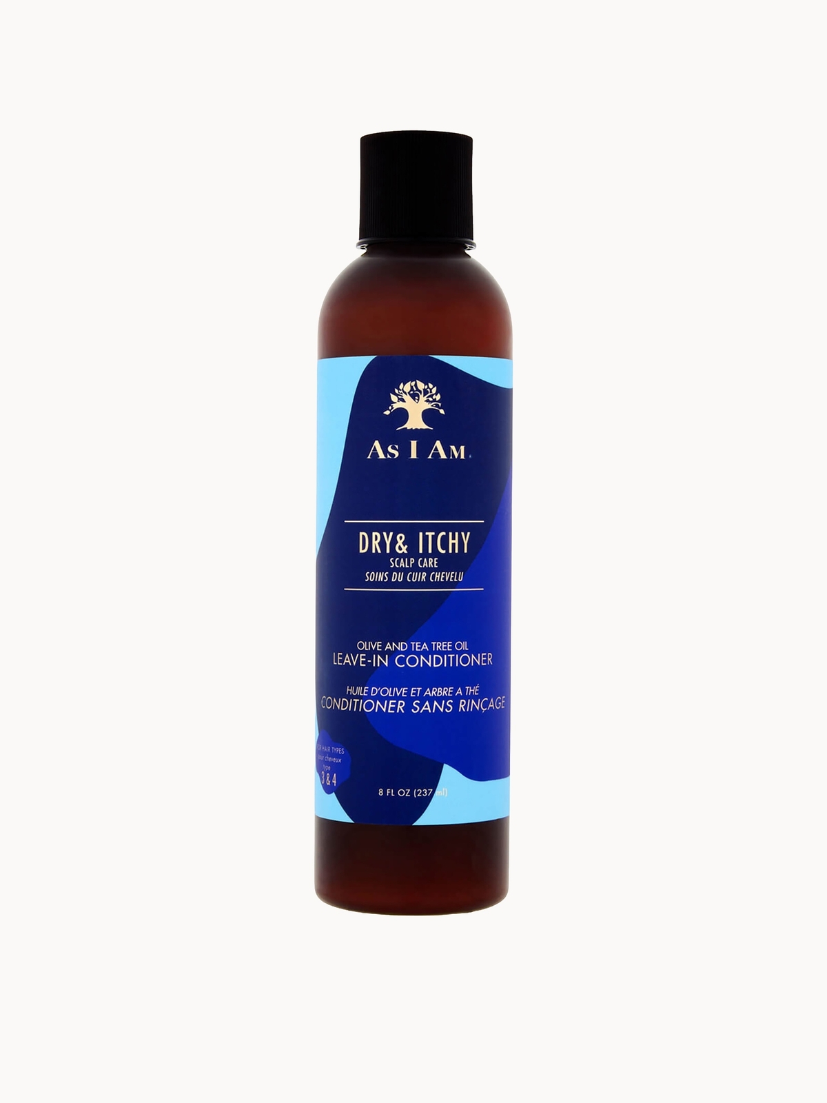 As I Am Dry and Itchy Scalp Care Olive and Tea Tree Oil Leave in Conditioner 237ml