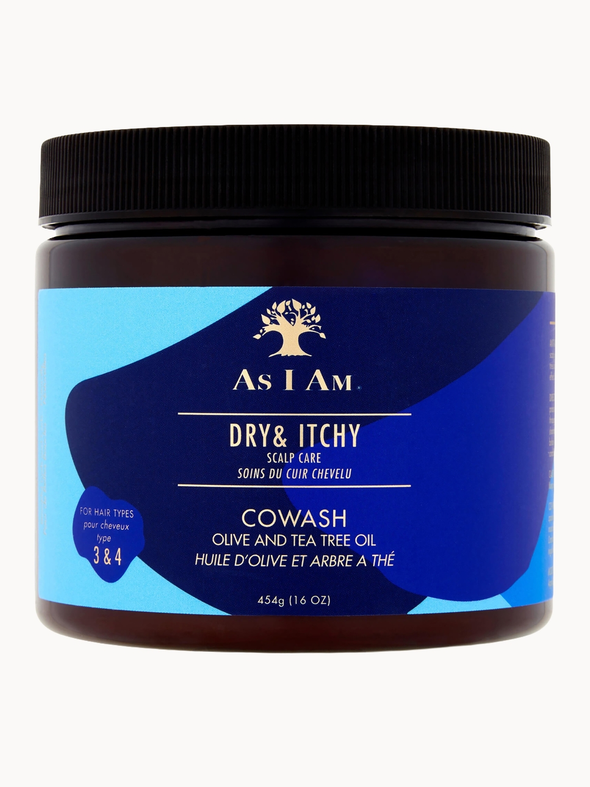 As I Am Dry and Itchy Scalp Care Olive and Tea Tree Oil Co-Wash 454g