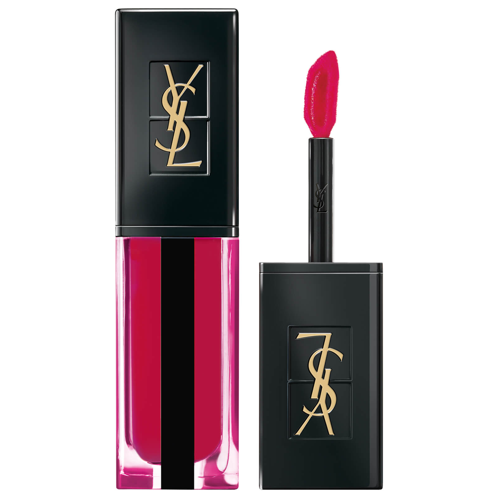 Yves Saint Laurent Rouge Pur Couture Vernis À Lèvres Water Glossy Lip Stain 6ml (Various Shades) - 615 Ruby Wave