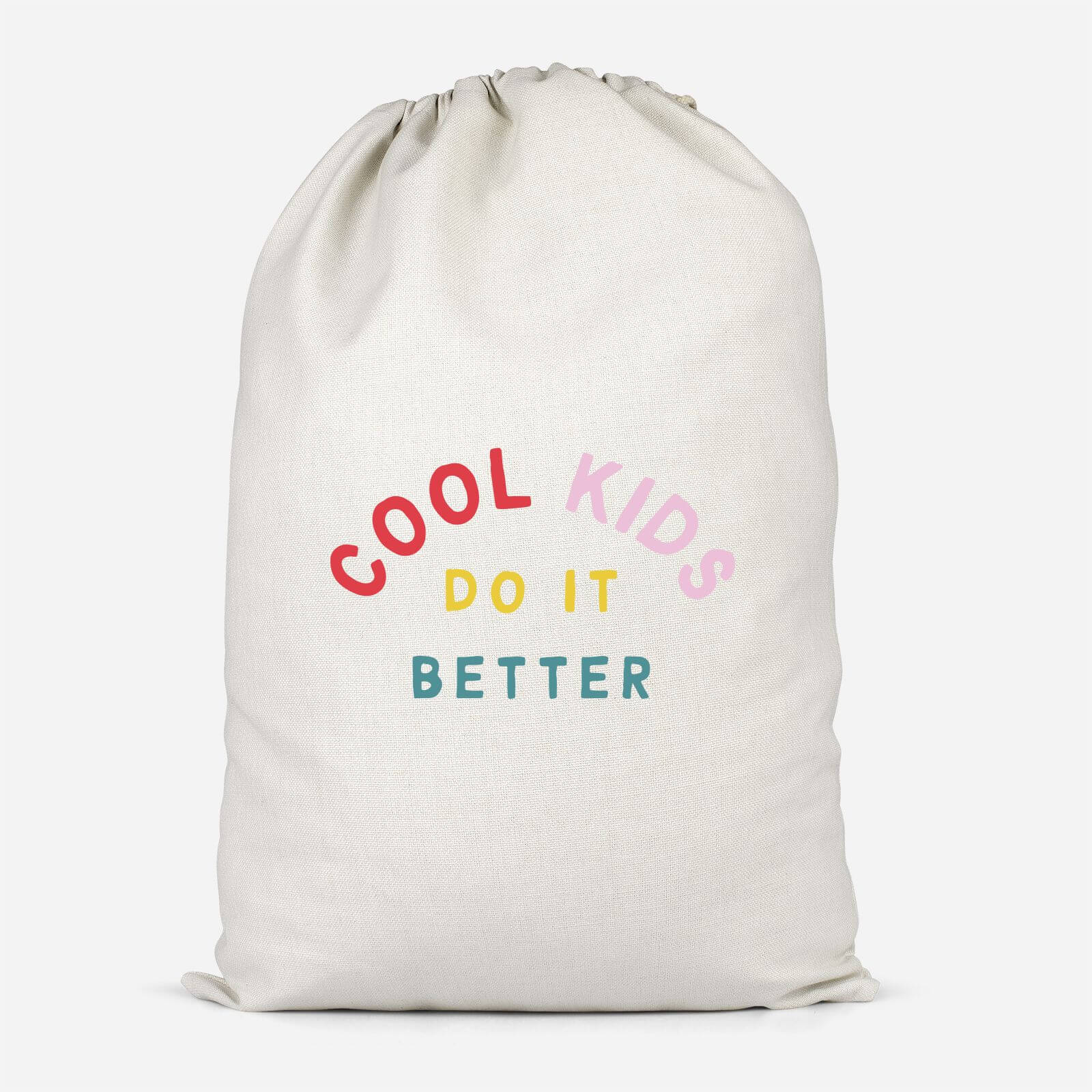 Cool Kids Do It Better Cotton Storage Bag - Small