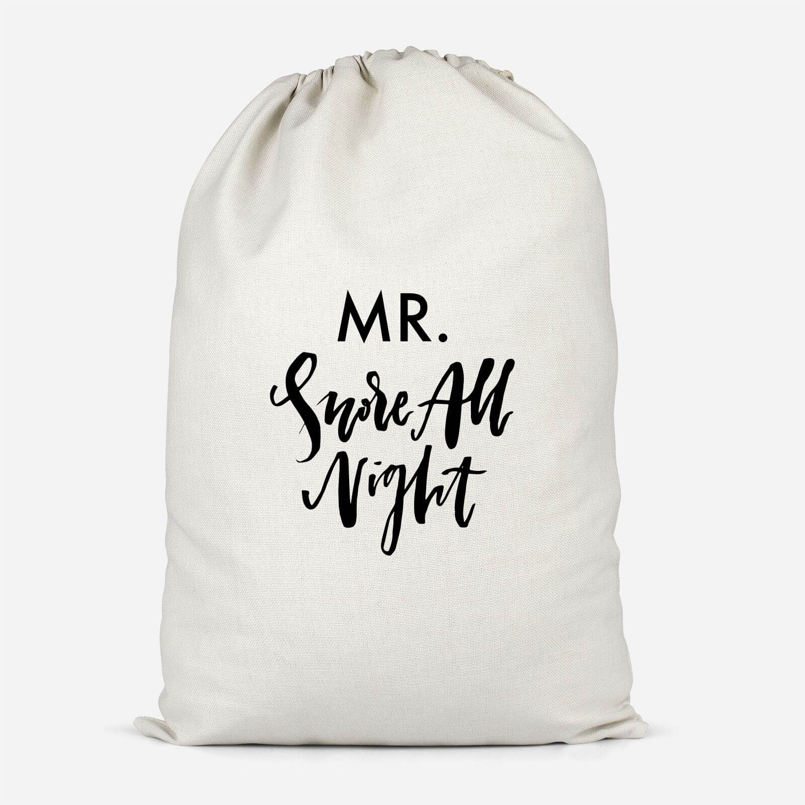 Mr. Snore All Night Cotton Storage Bag - Small