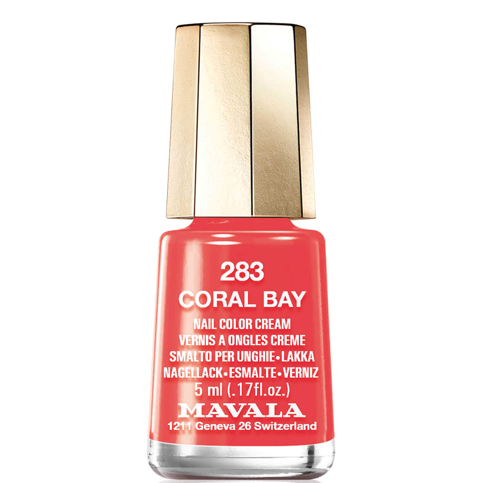 Photos - Nail Polish Mavala Mini Colour Nail Varnish - Coral Bay 5ml 91283 