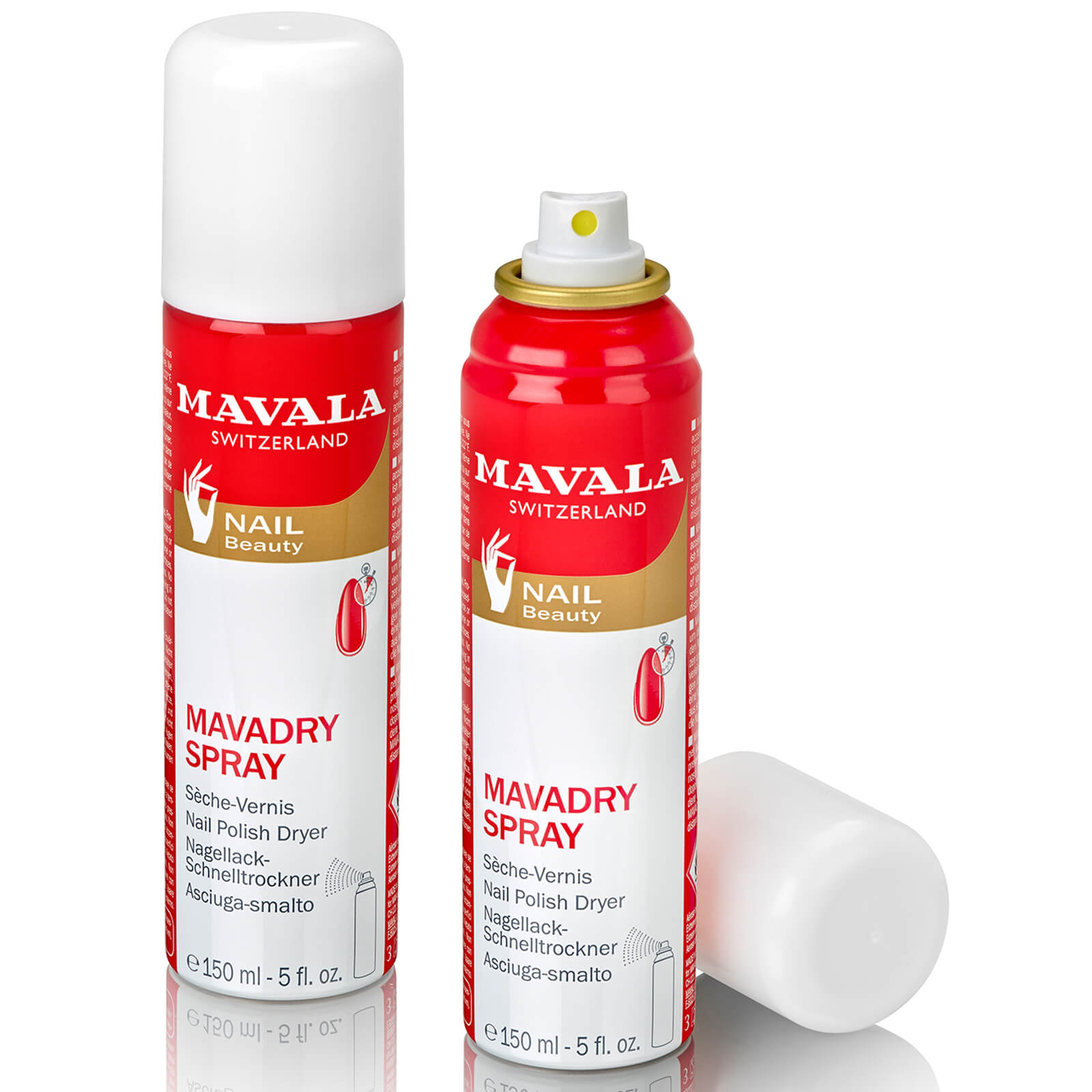 Mavala Mavadry Nail Polish Dryer Spray 150ml In White