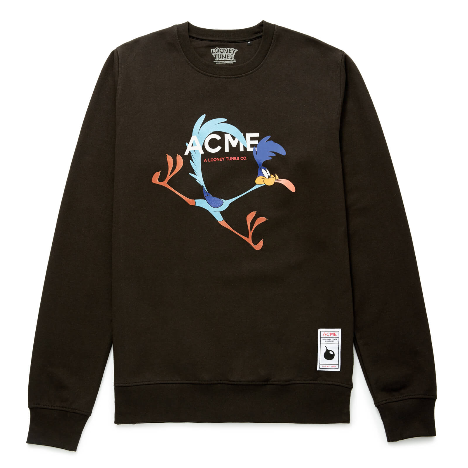 Looney Tunes ACME Capsule Road Runner Tongue Sweatshirt - Black - M - Black