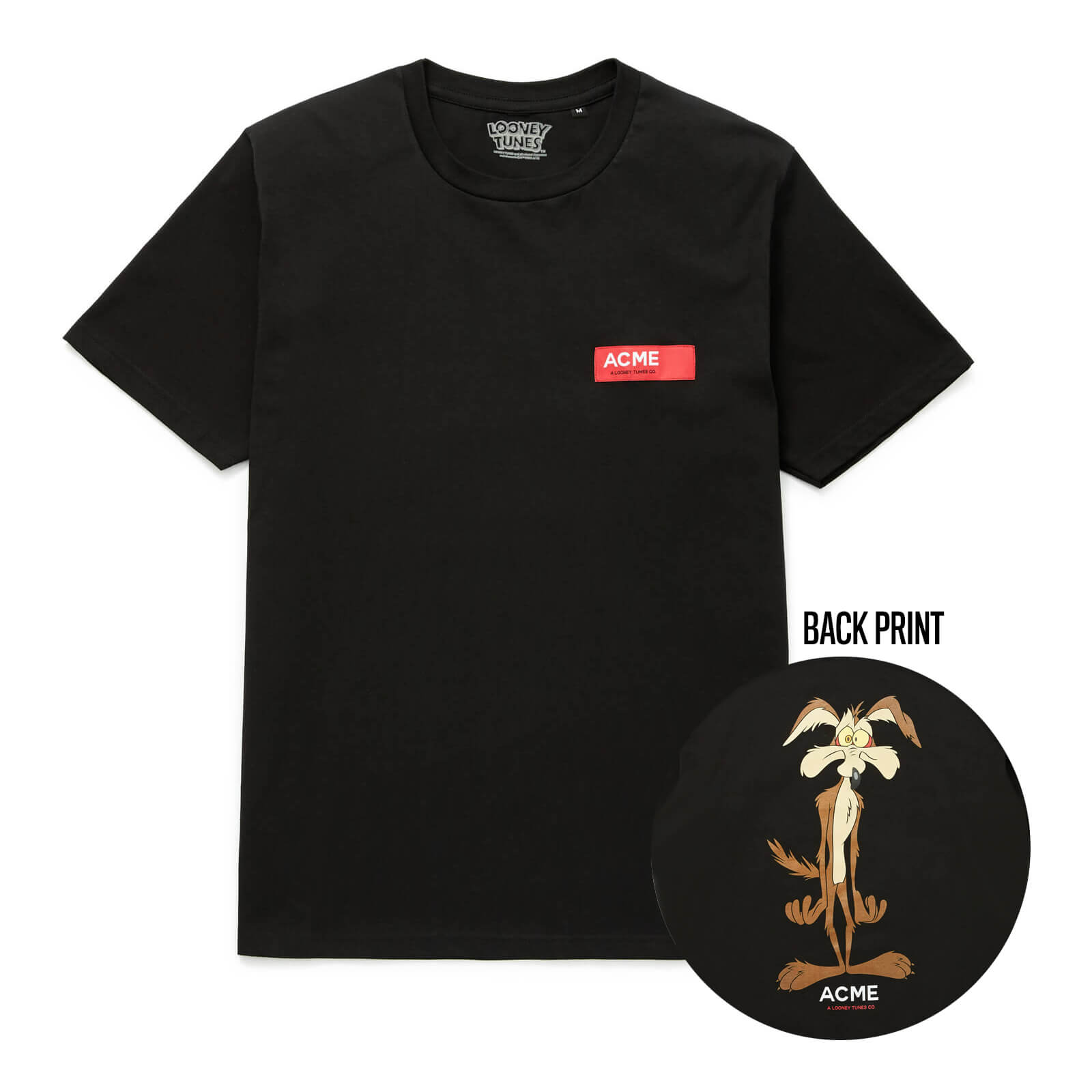

Looney Tunes ACME Capsule Wile E. Coyote Defeated T-Shirt - Black - L - Nero
