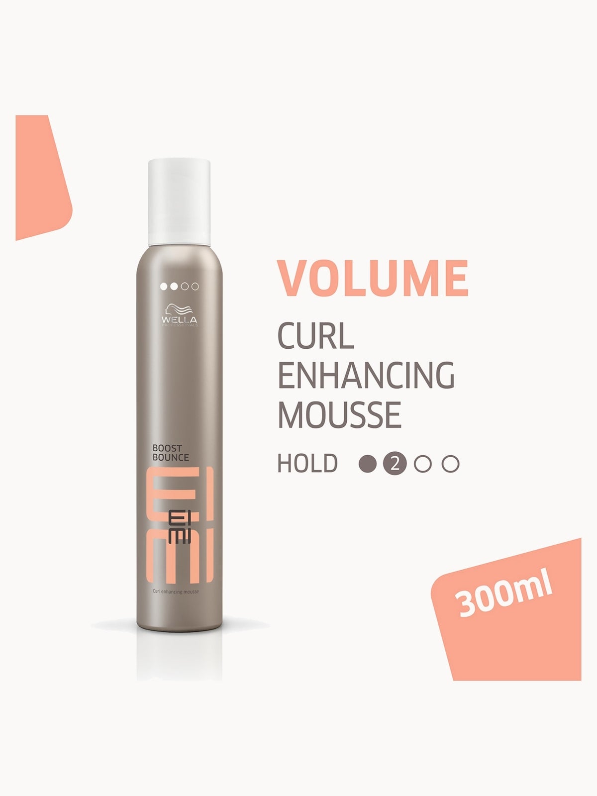 Wella Professionals Care EIMI Nutricurls Boost Bounce Curl Mousse 300ml 2